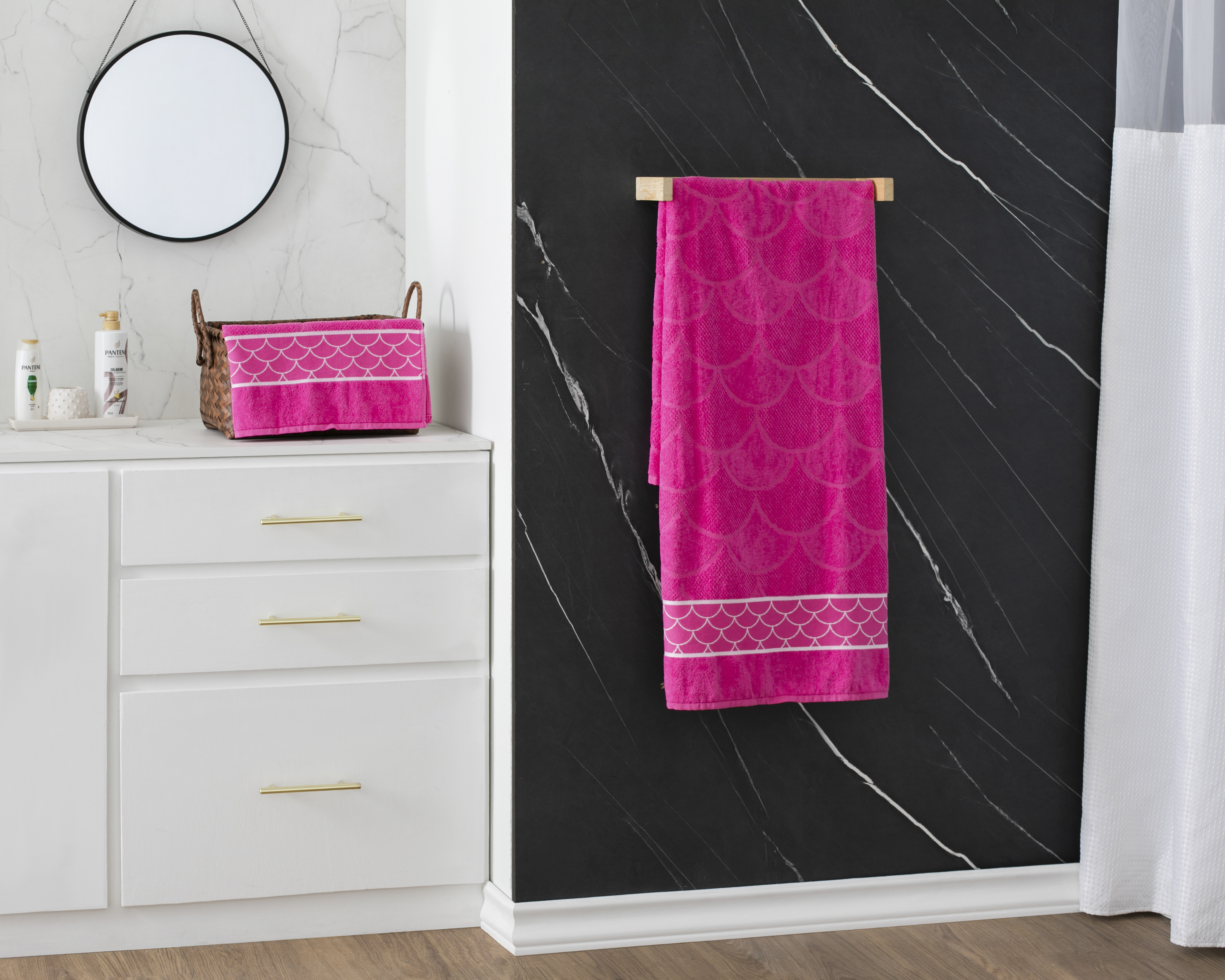 Foto 4 | Foto 4 | Toalla de Medio Baño Sola Textil Panal Nature Rosa 2 Piezas