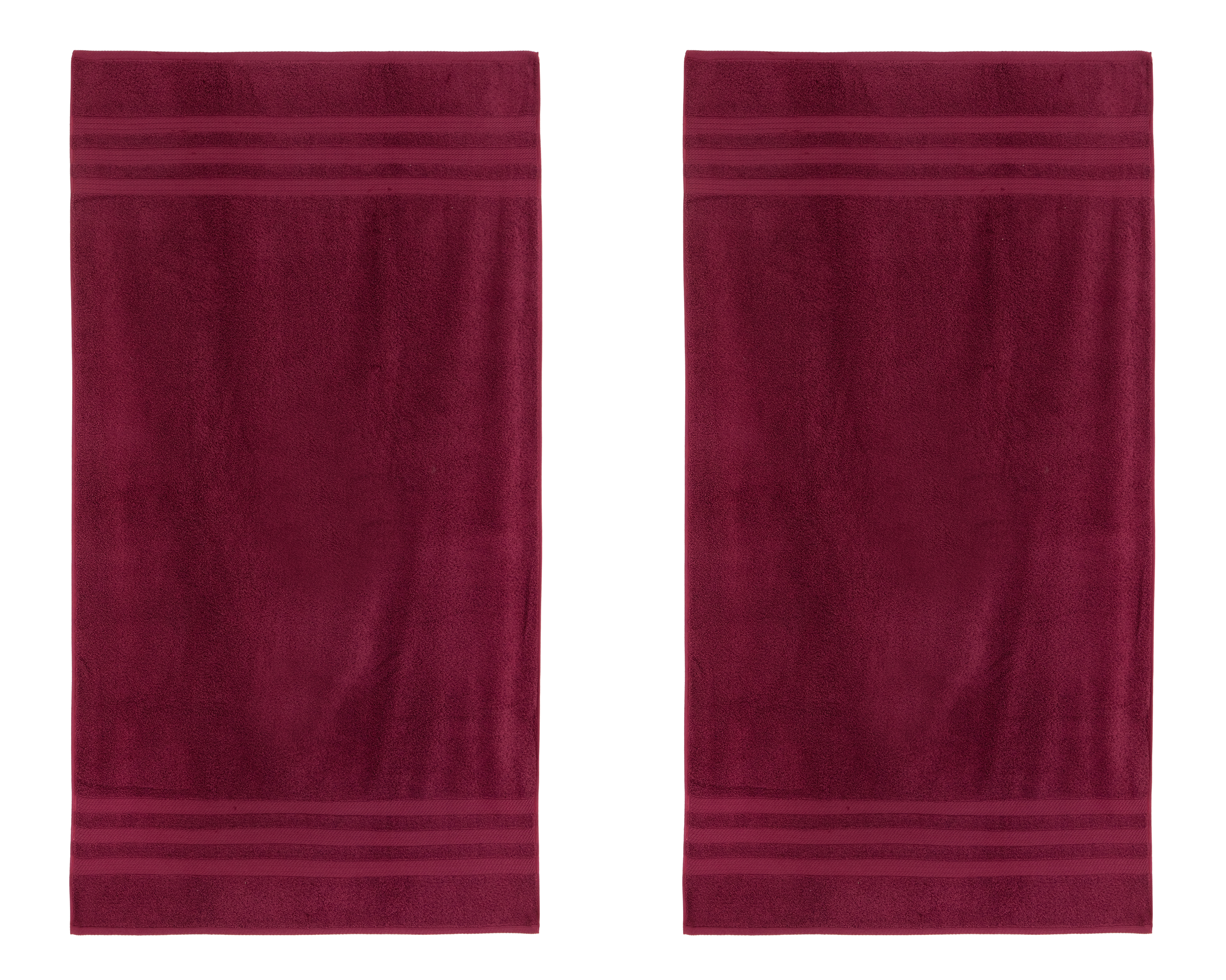 Foto 4 pulgar | Foto 3 | Toalla de Medio Baño Cottonella Soft Vino 2 Piezas