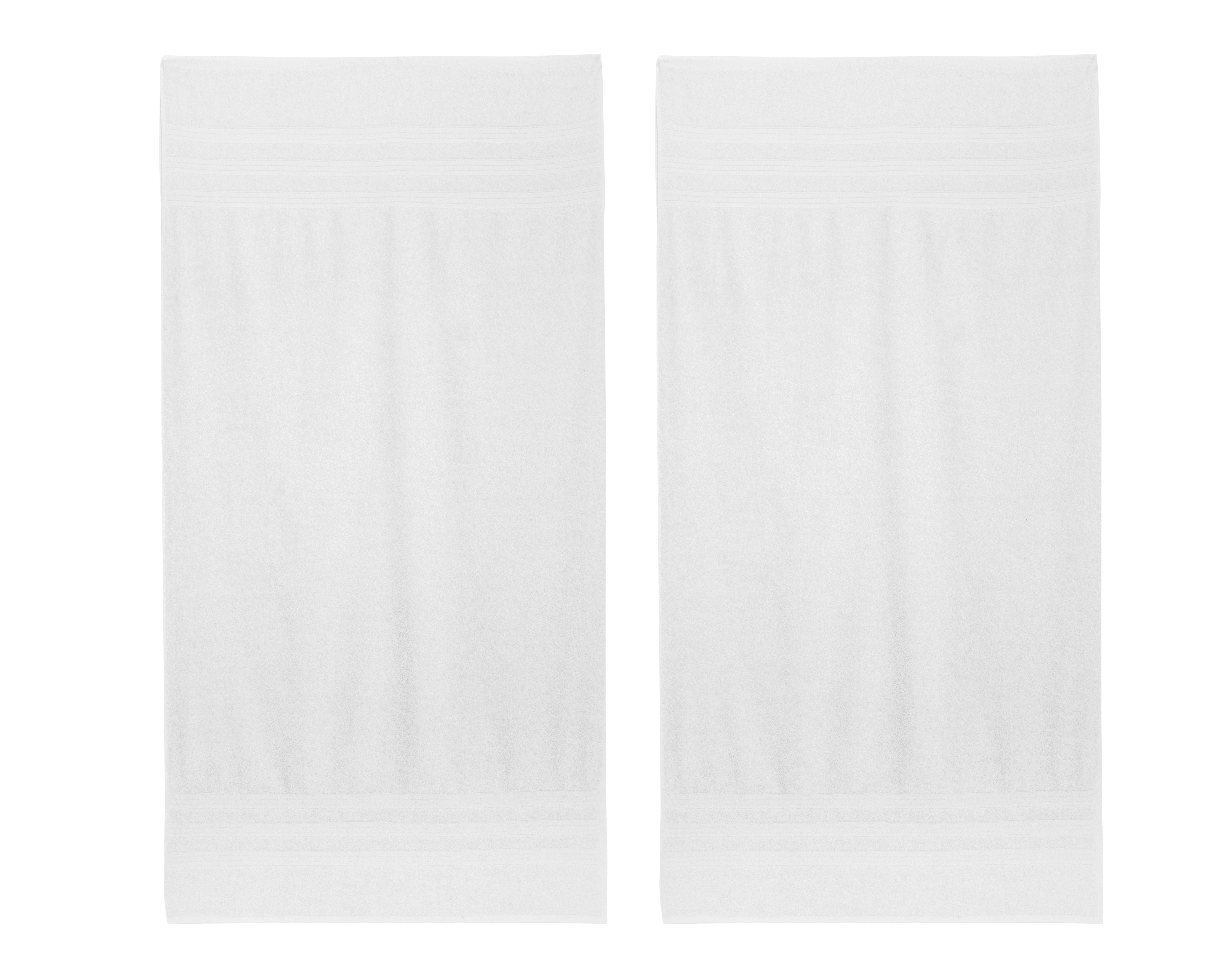 Foto 3 | Foto 3 | Toalla de Medio Baño Cottonella Rivello Price Smart Blanco 2 Piezas