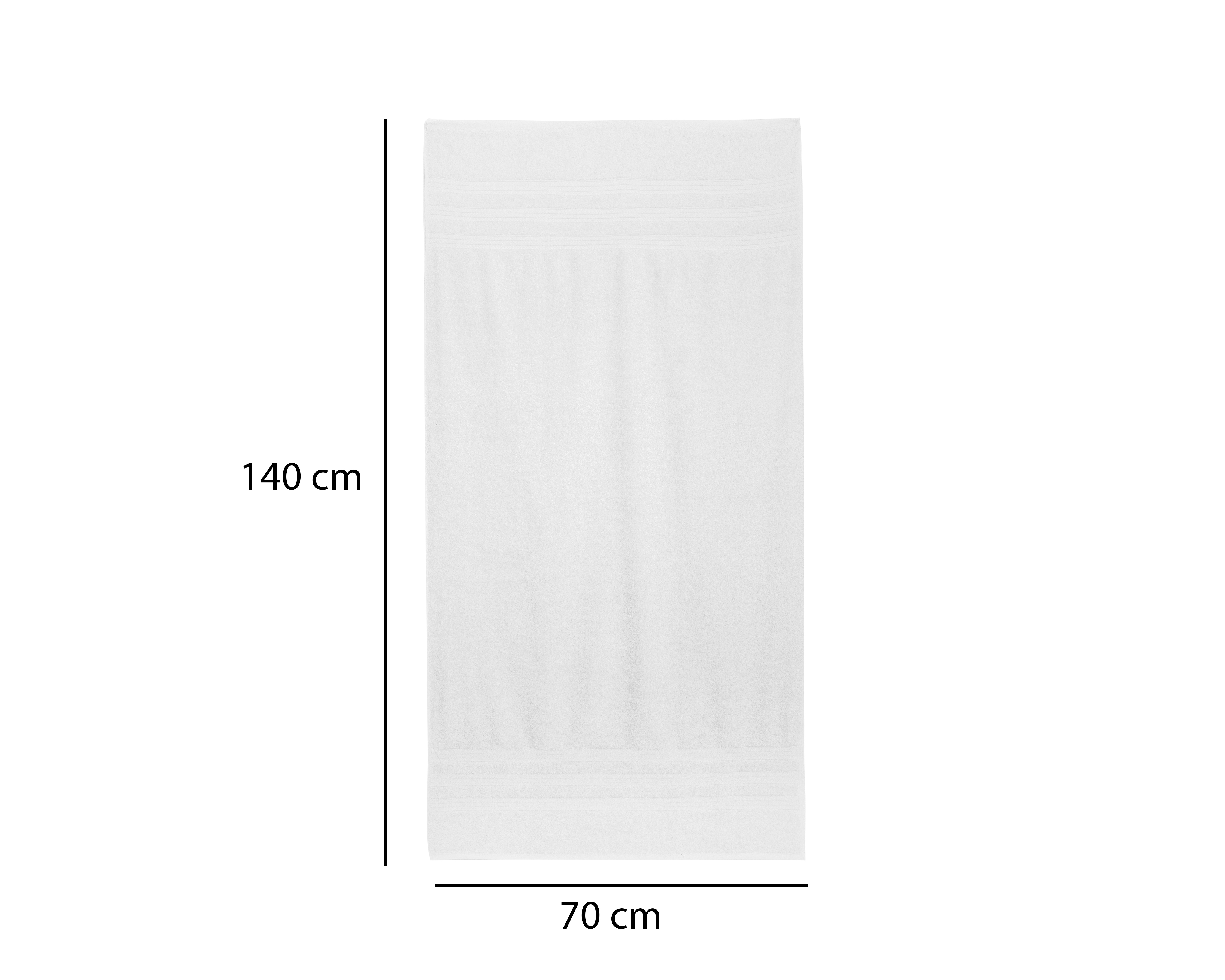 Foto 5 | Foto 5 | Toalla de Medio Baño Cottonella Rivello Price Smart Blanco 2 Piezas