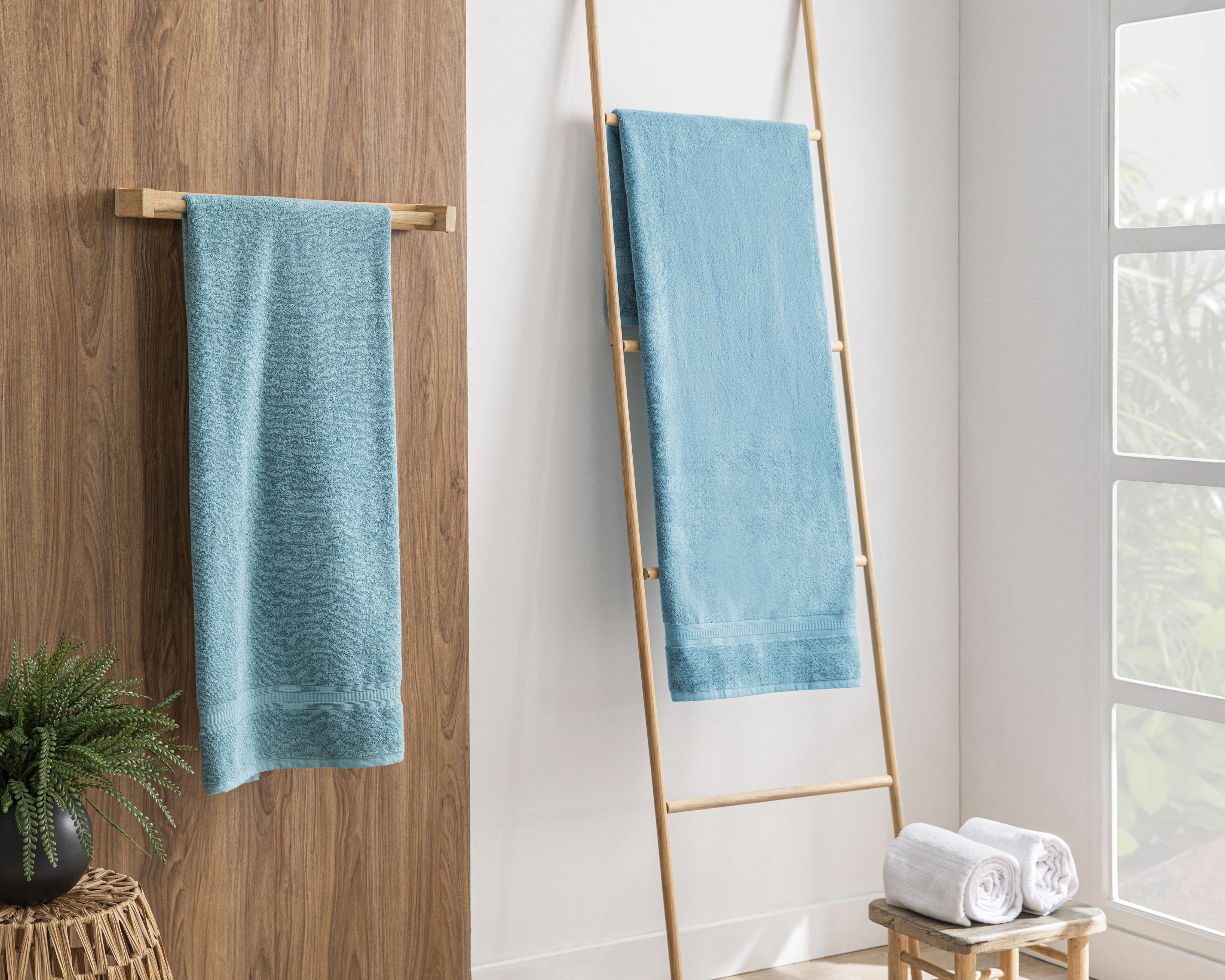 Foto 4 | Foto 4 | Toalla de Baño Sola Textil Chloe Menta 2 Piezas