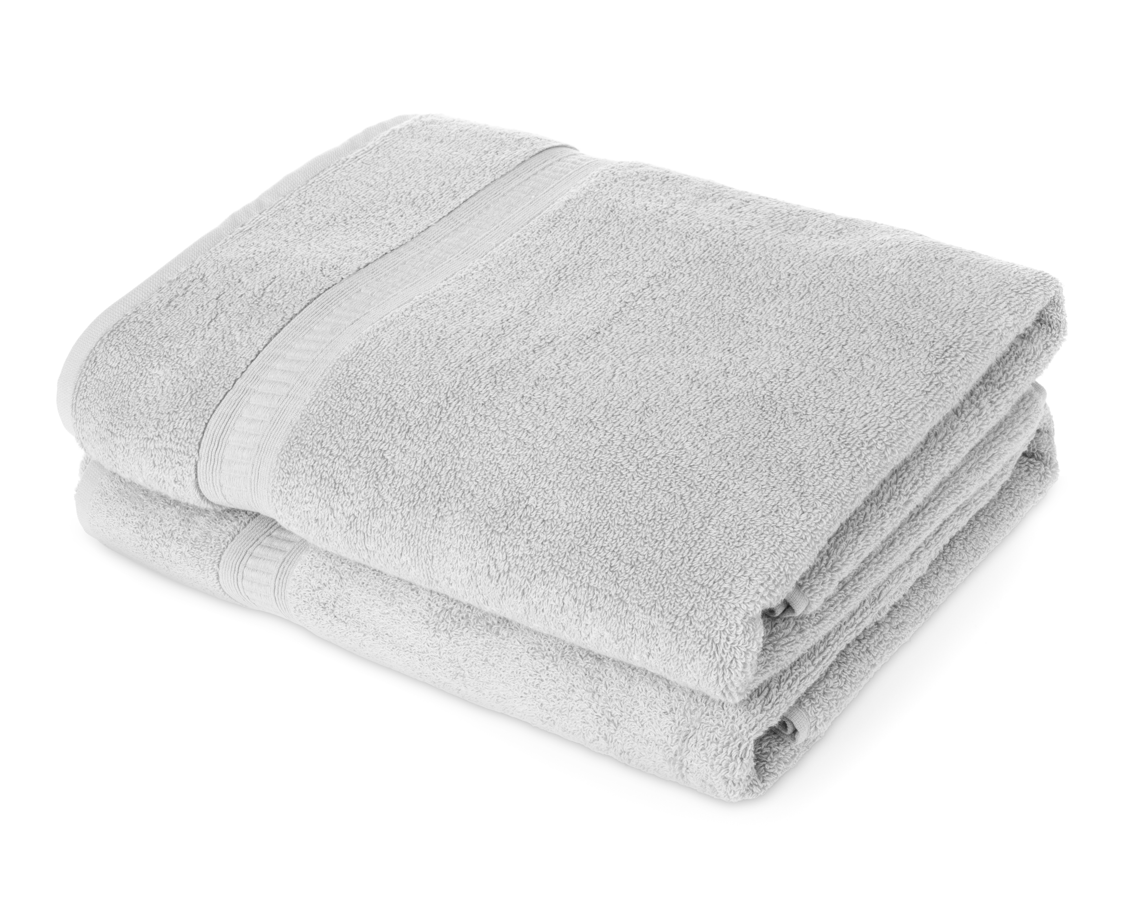 Foto 1 | Foto 1 | Toalla de Medio Baño Sola Textil Chloe Gris 2 Piezas