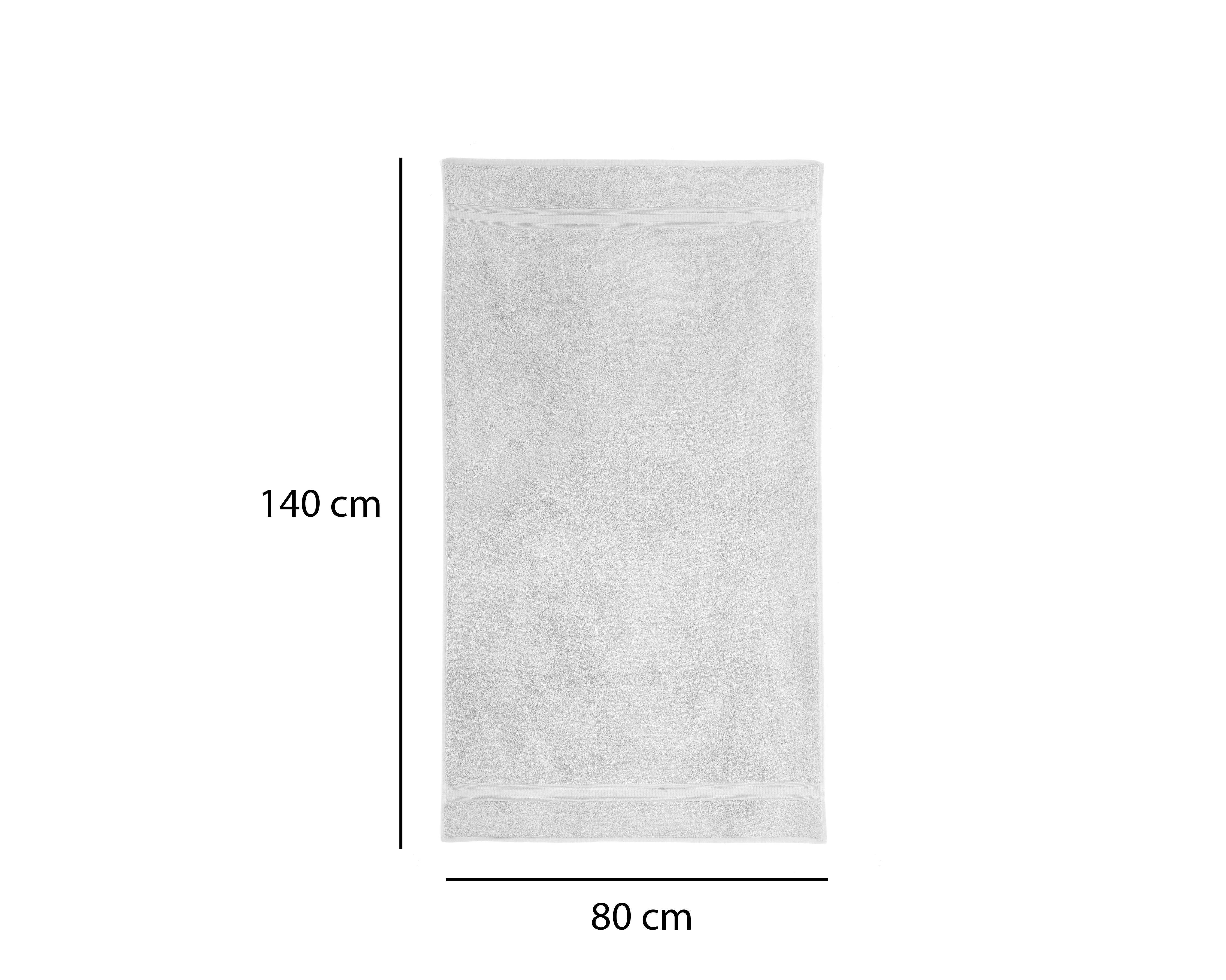Foto 5 | Foto 5 | Toalla de Medio Baño Sola Textil Chloe Gris 2 Piezas