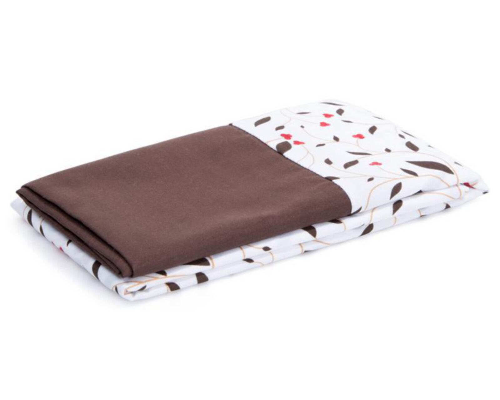 Fundas para Almohada Estampada Café Estándar
