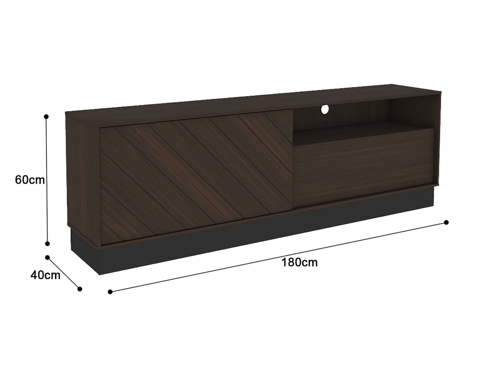 Foto 6 | Foto 6 | Mueble para TV 60 Pulgadas Tabaco Mobi Alteza
