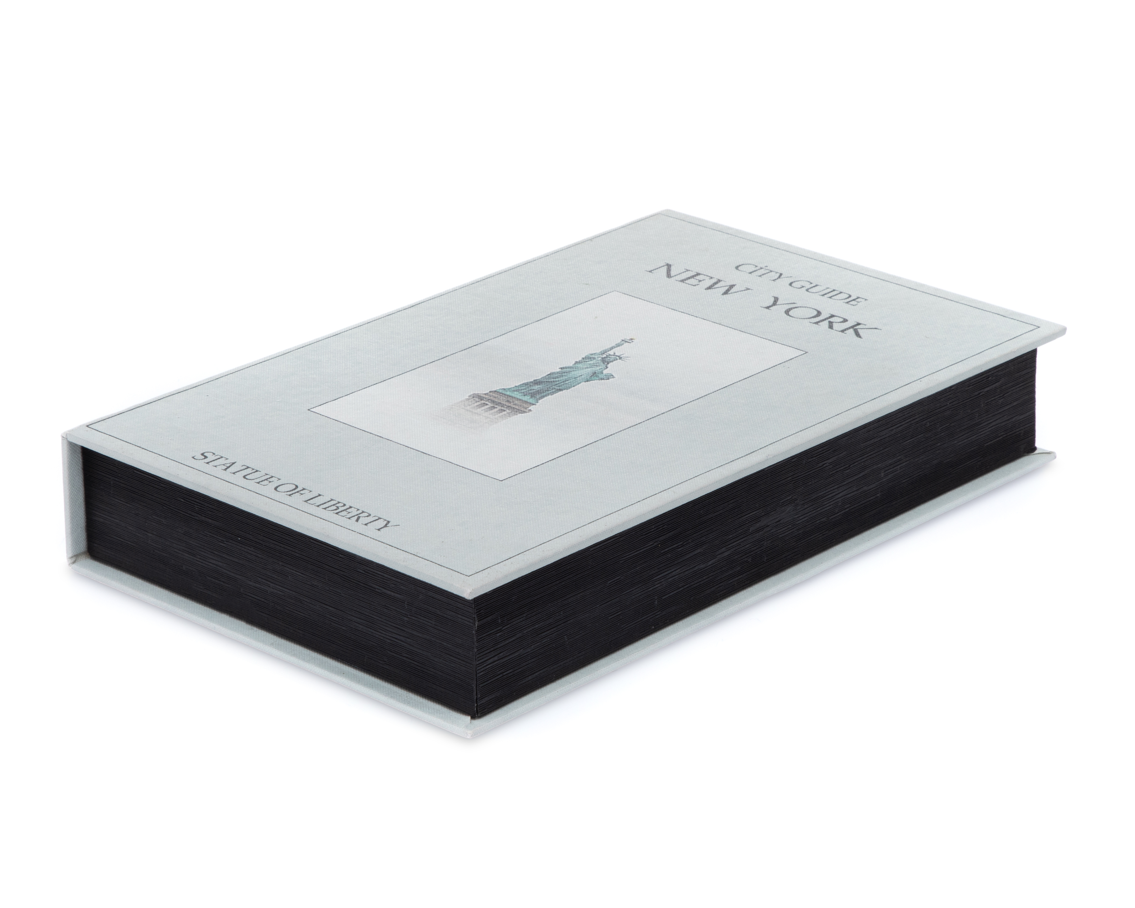 Escultura de Libro New York de Madera Industrializada