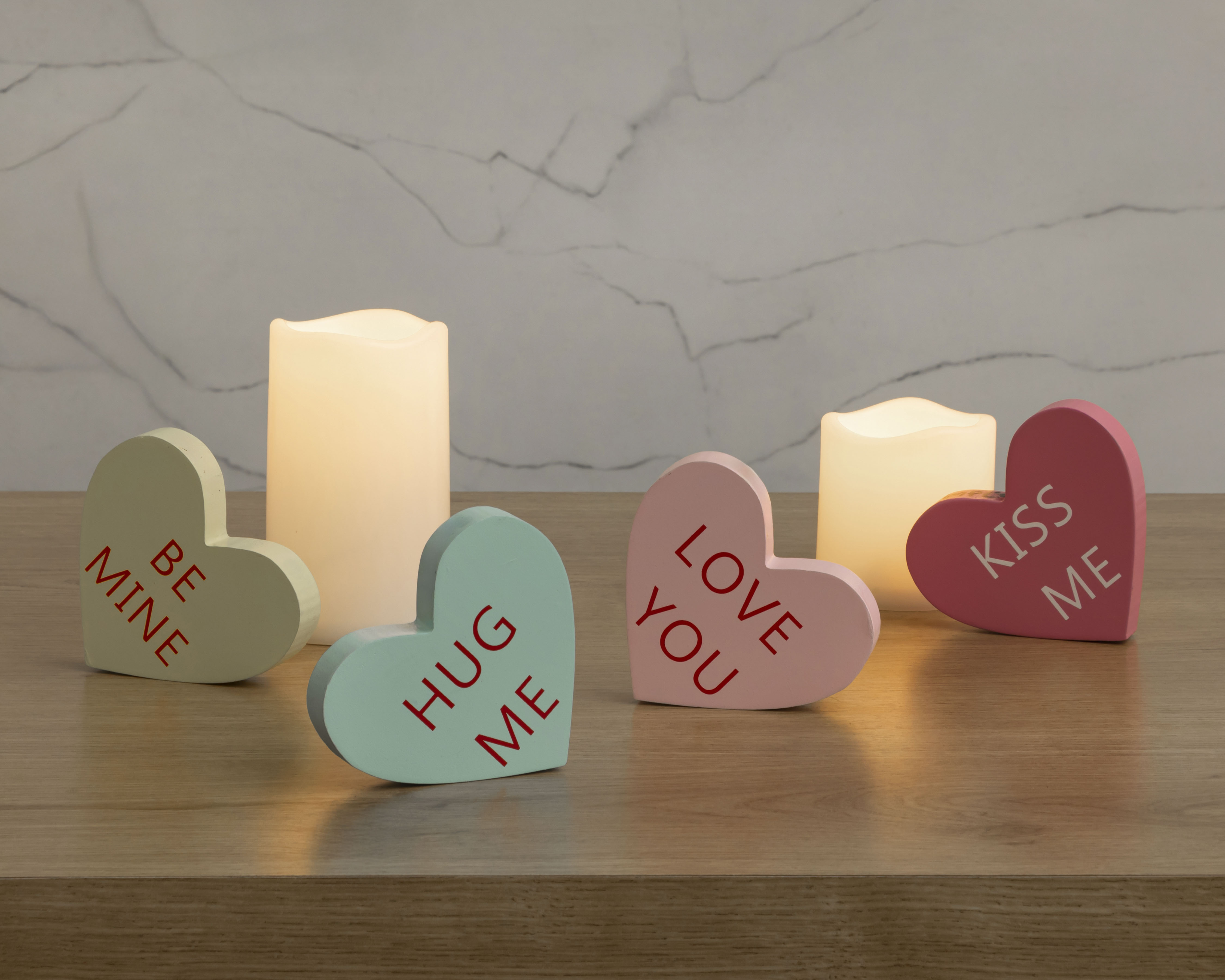 Foto 5 | Foto 5 | Escultura de Corazones Amour de Madera