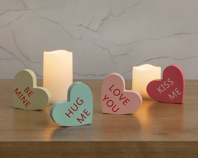 Foto 5 | Foto 5 | Escultura de Corazones Amour de Madera