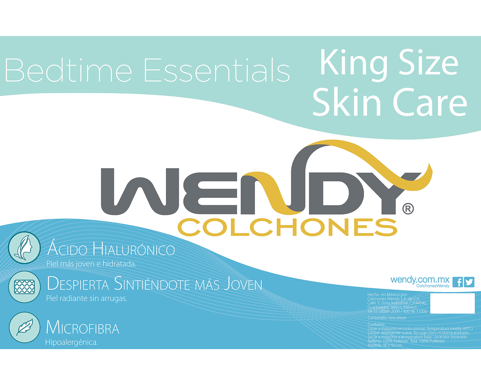 Foto 7 pulgar | Foto 6 | Almohada Wendy Skin Care King Size Suave