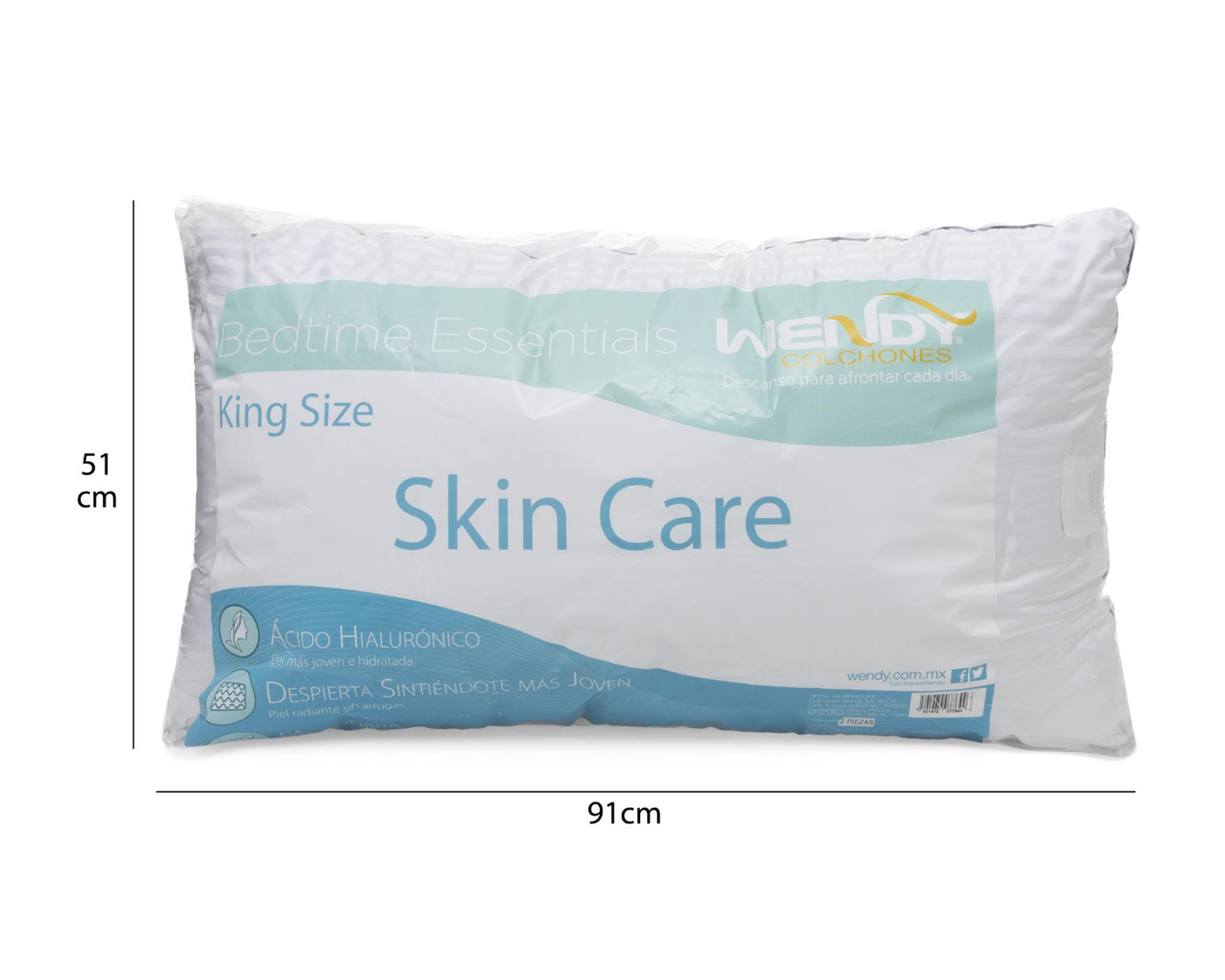 Foto 8 pulgar | Foto 7 | Almohada Wendy Skin Care King Size Suave