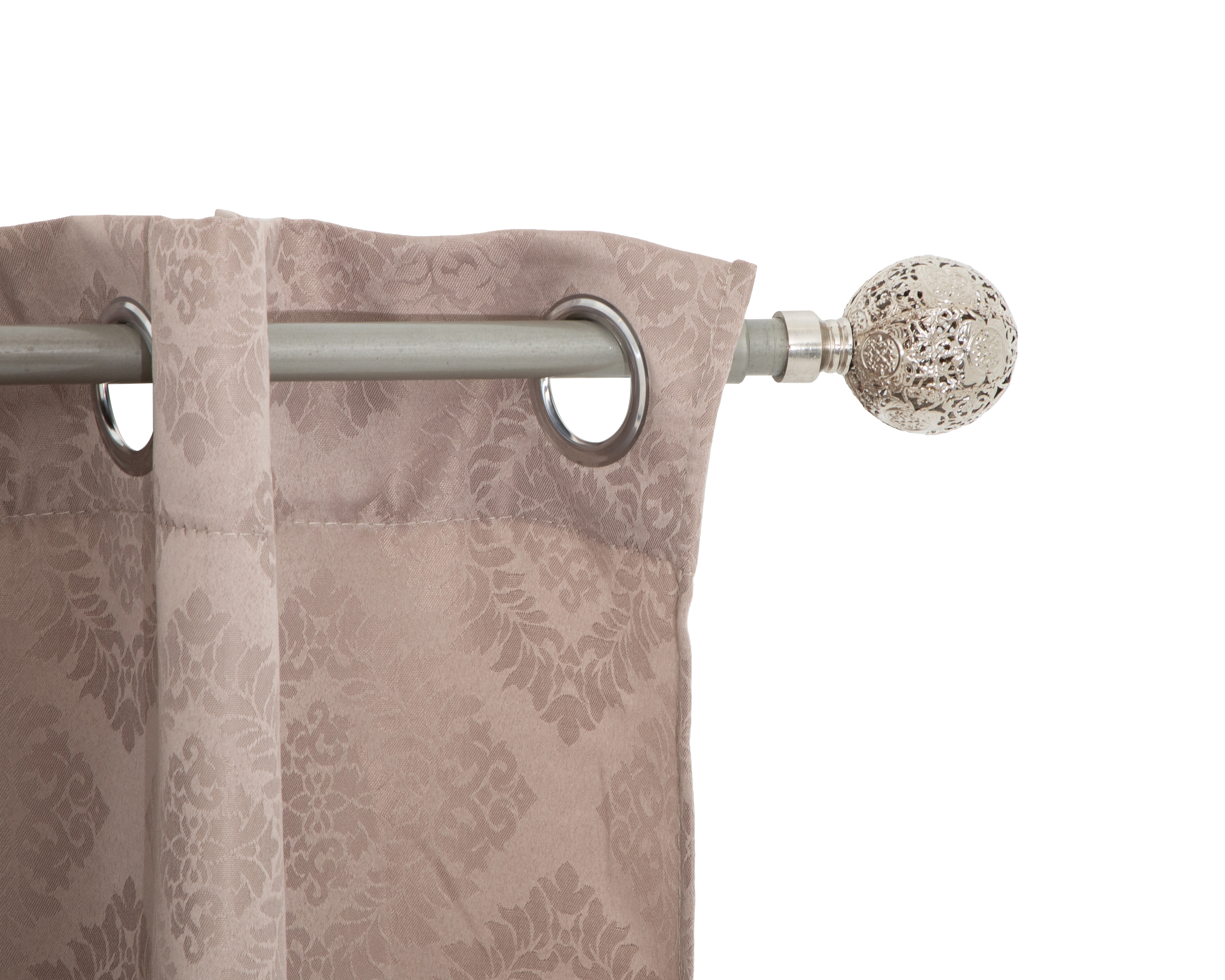 Foto 3 pulgar | Foto 2 | Cortina Blackout Anastasia 137 x 225 cm Taupe