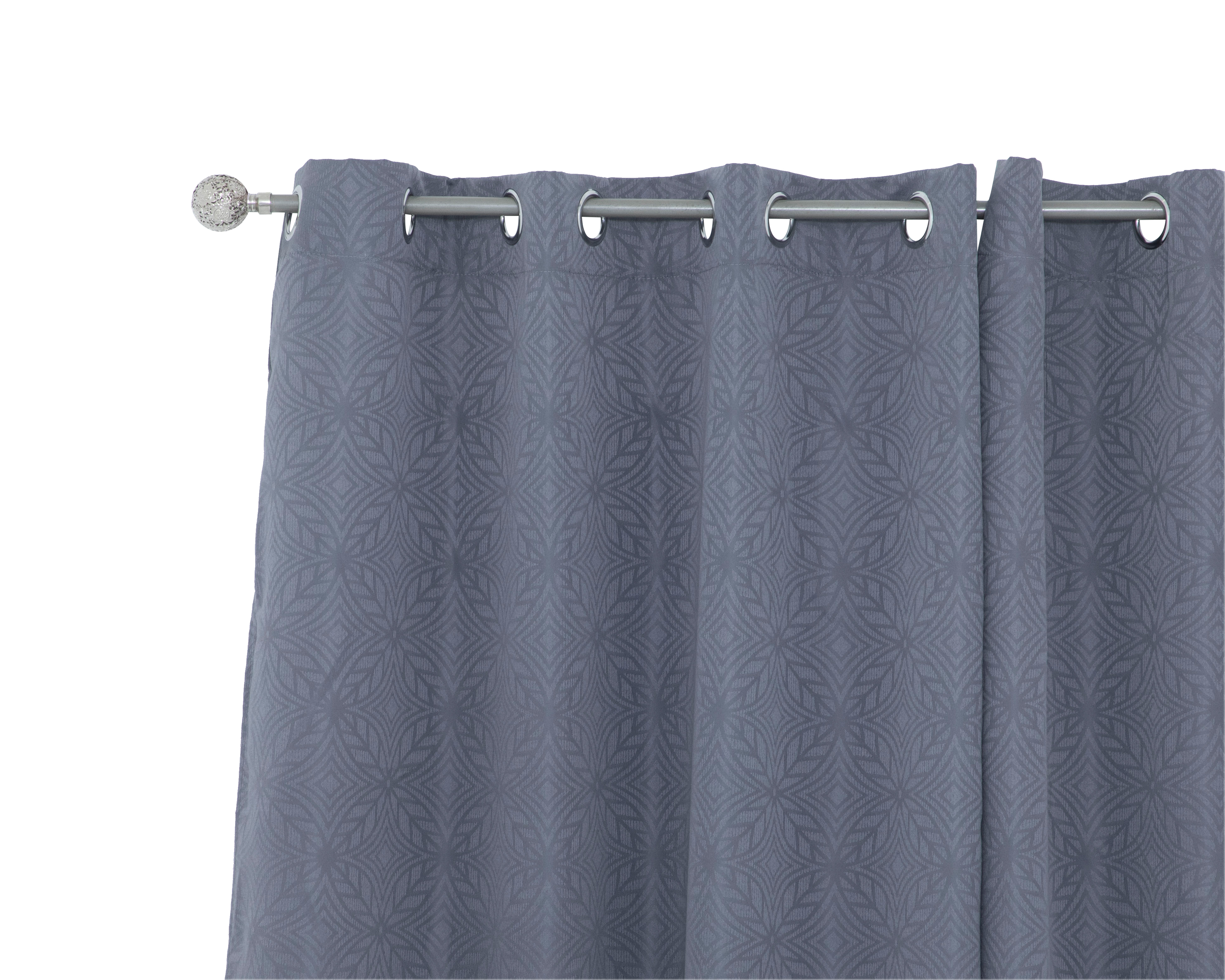 Foto 3 pulgar | Foto 2 | Cortinas Araceli 137 x 225 cm Gris