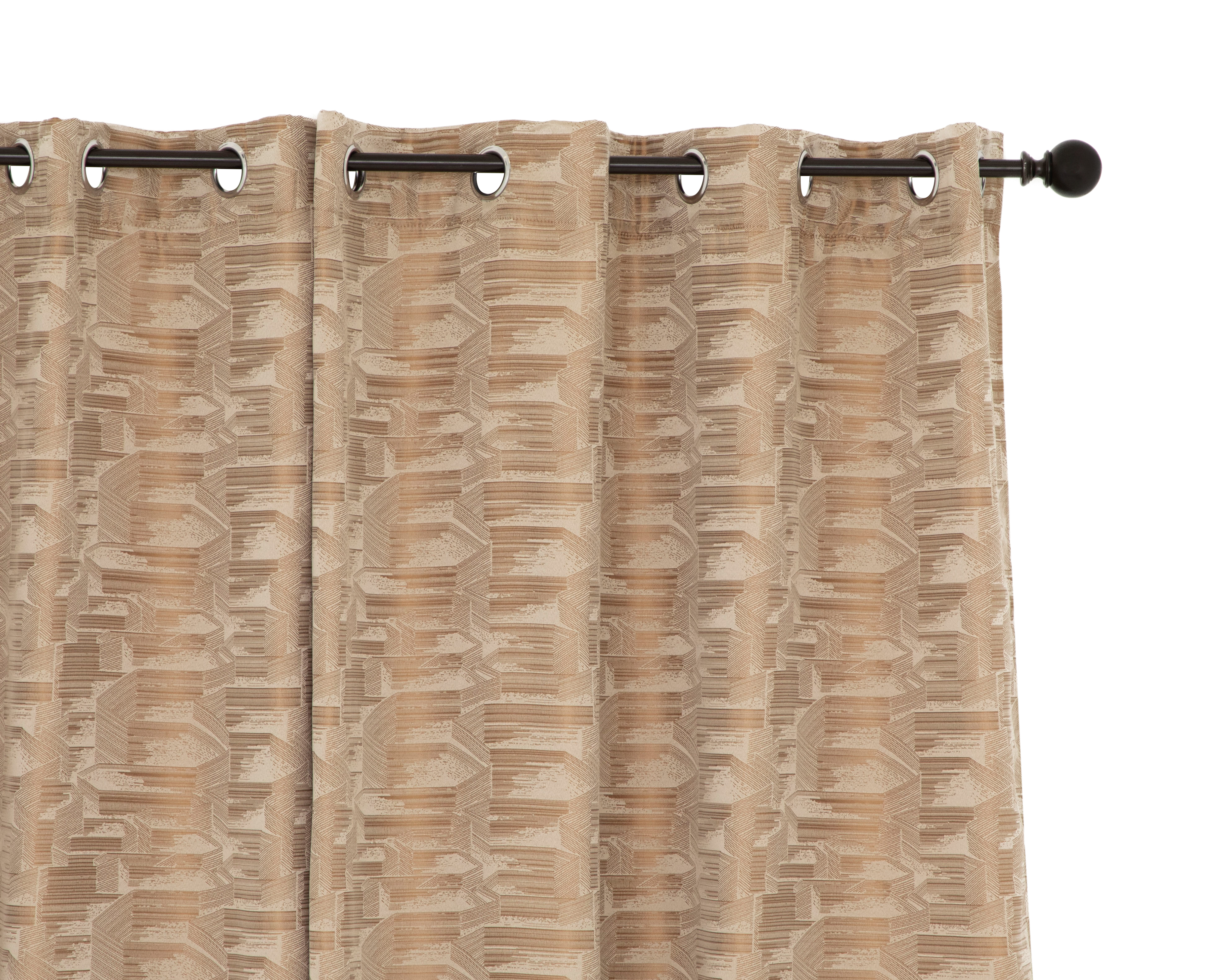 Foto 3 | Foto 3 | Cortina Ricky 140 x 225 cm Dorada 2 Piezas