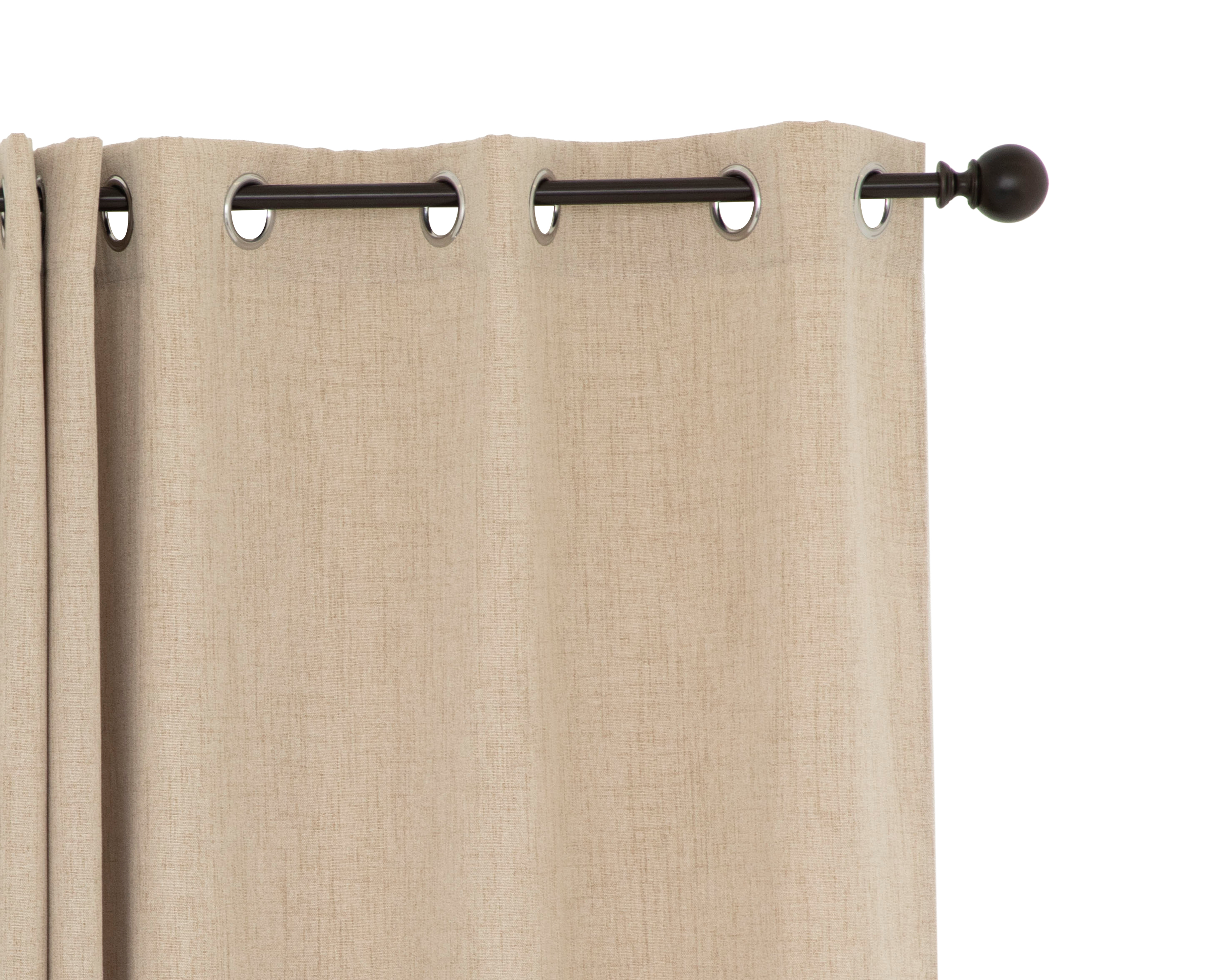 Foto 3 | Foto 3 | Cortina Vicky 140 x 225 cm Beige 2 Piezas