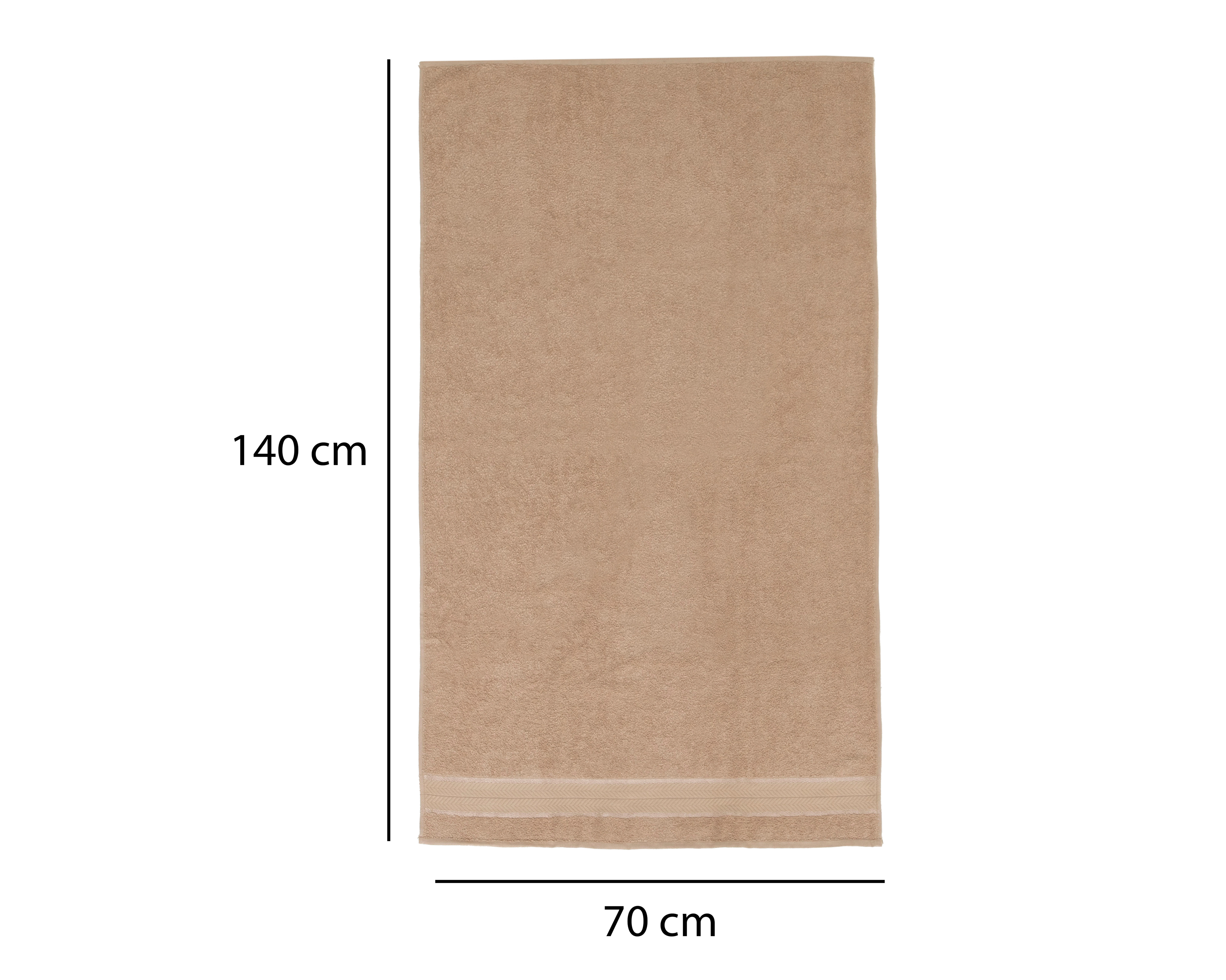 Foto 5 | Foto 5 | Toalla de Baño Sola Textil Clarissa Beige 4 Piezas