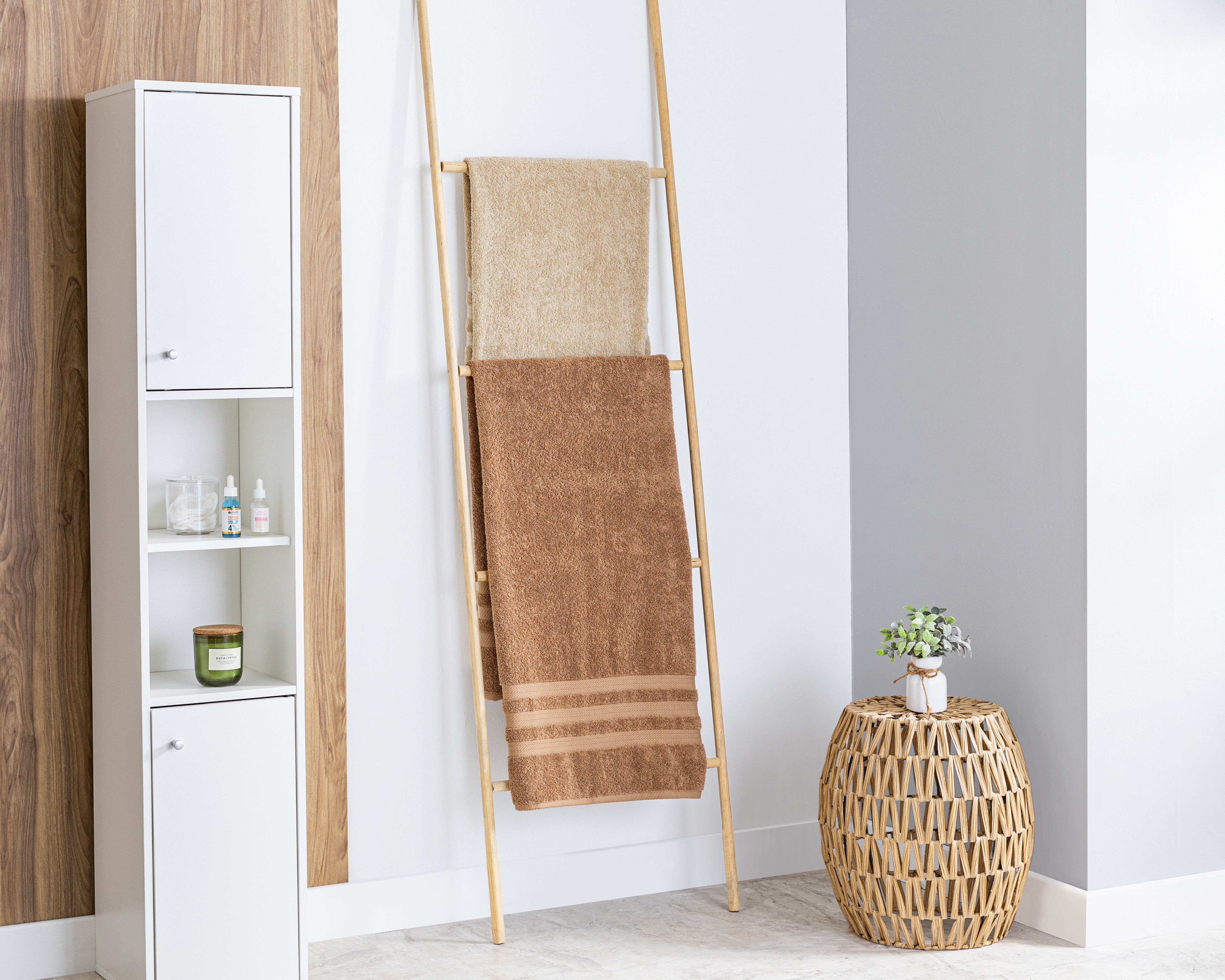 Foto 4 | Foto 4 | Toalla de Baño Cottonella Soft Beige de Algodón 2 Piezas
