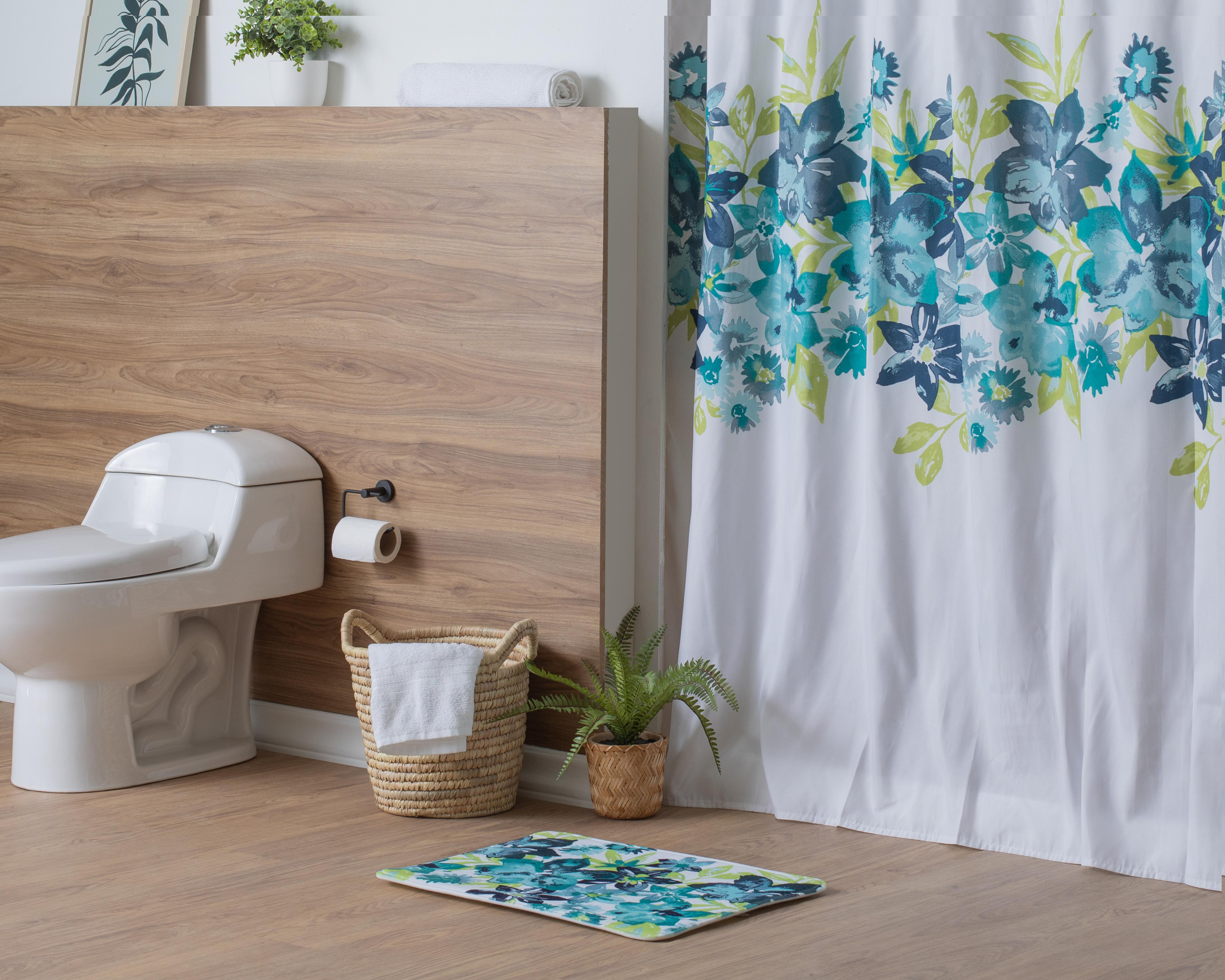 Foto 2 pulgar | Foto 1 | Juego de Cortinas y Tapete de Poliéster