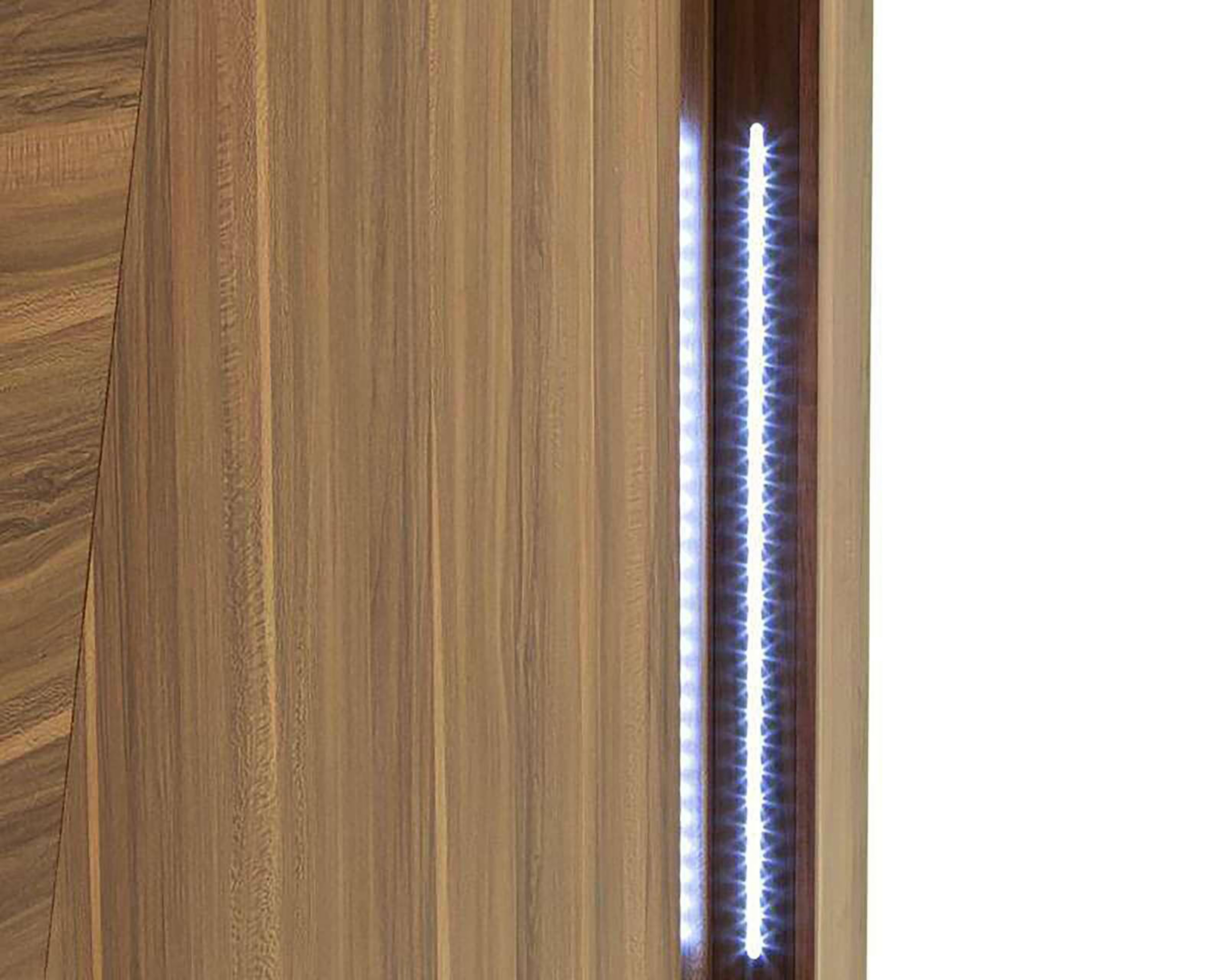Foto 6 pulgar | Foto 5 | Cabecera Diana Queen Size Nuez con Luz LED