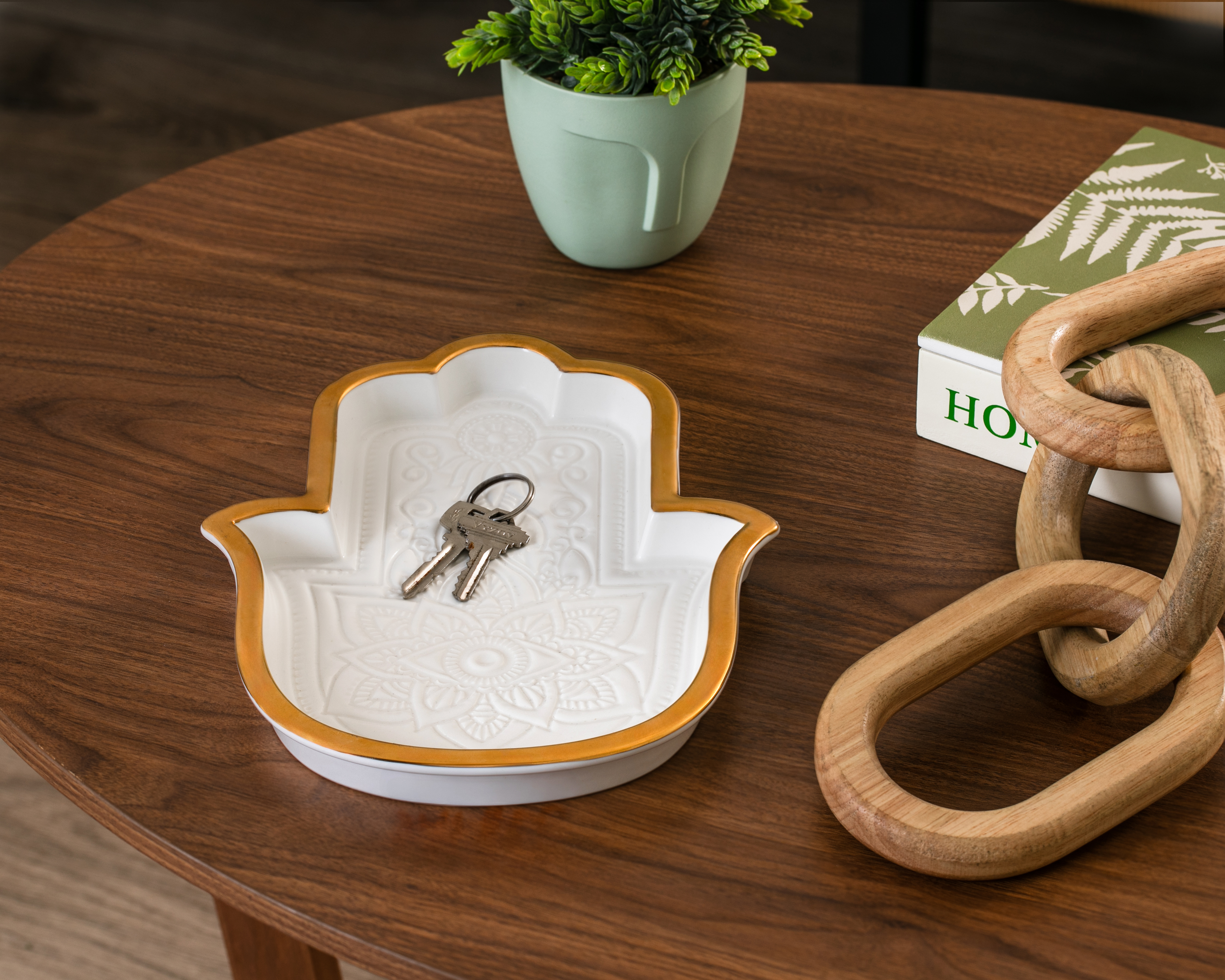 Foto 5 pulgar | Foto 4 | Charola Decorativa Ajax de Vidrio