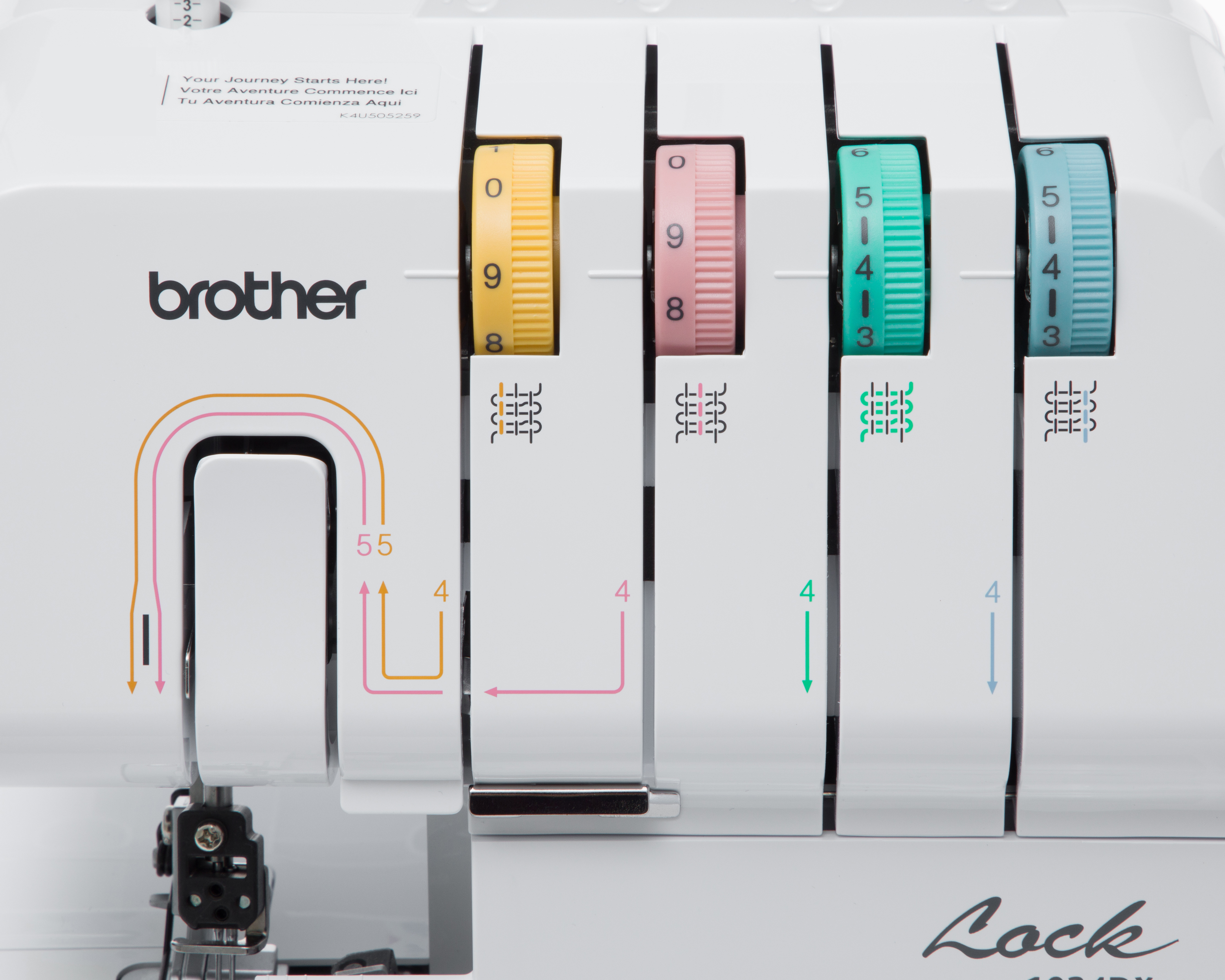 Foto 4 pulgar | Foto 3 | Máquina de Coser Brother Overlock 1034DX