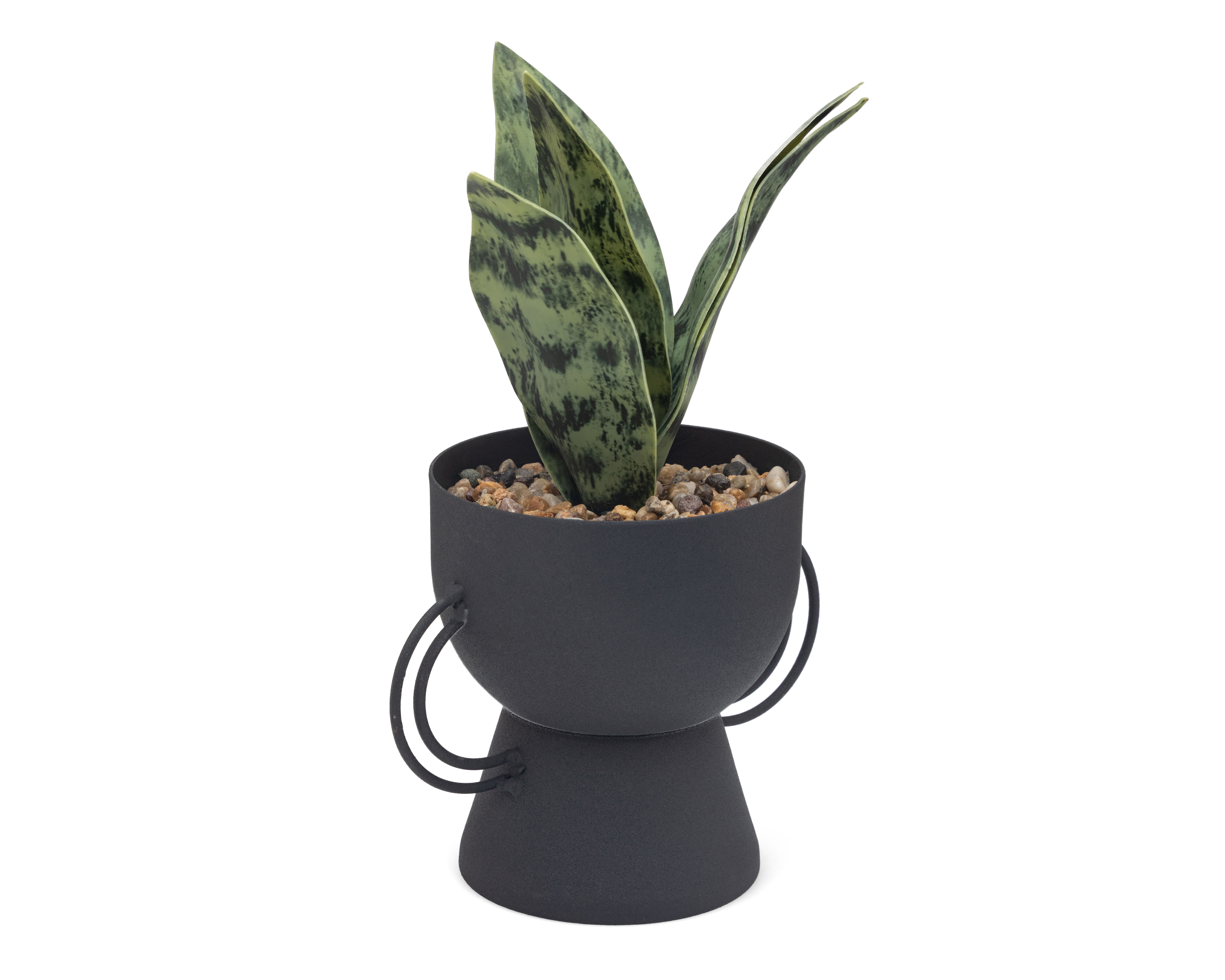 Foto 3 pulgar | Foto 2 | Sansevieria Artificial con Maceta Starhaus 22 cm