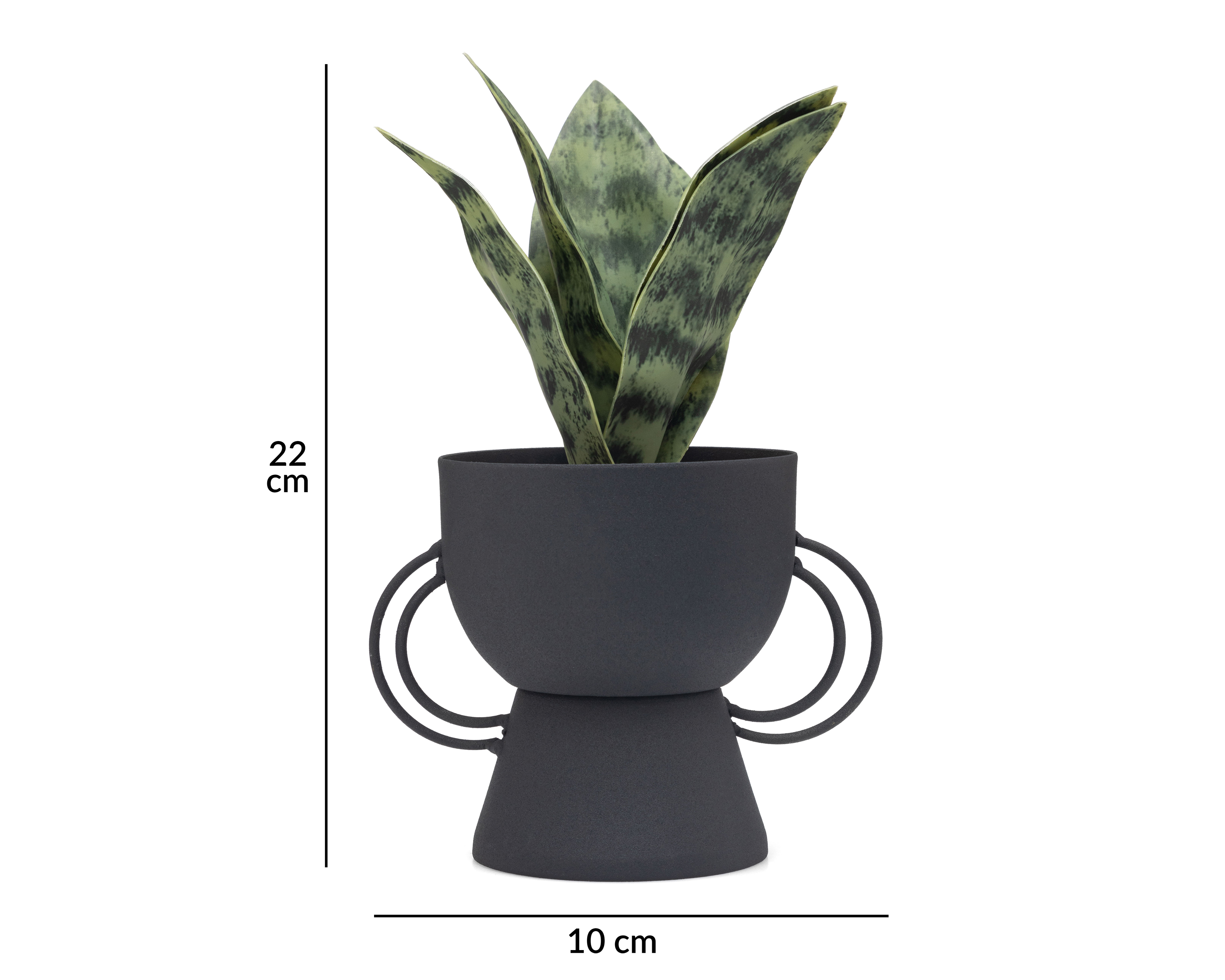 Foto 6 pulgar | Foto 5 | Sansevieria Artificial con Maceta Starhaus 22 cm