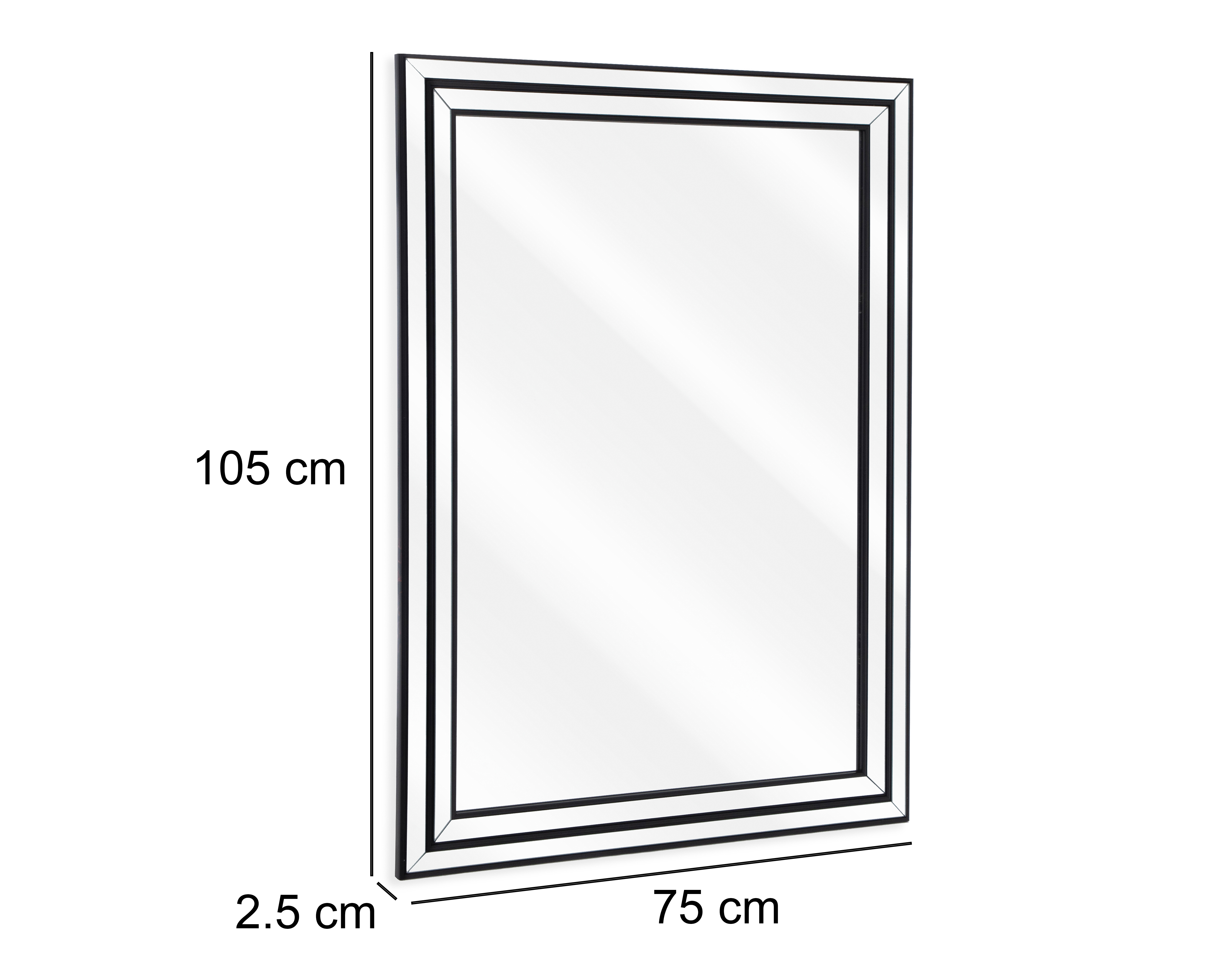 Foto 5 | Foto 5 | Espejo Rectangular Caicos 75 x 105 cm