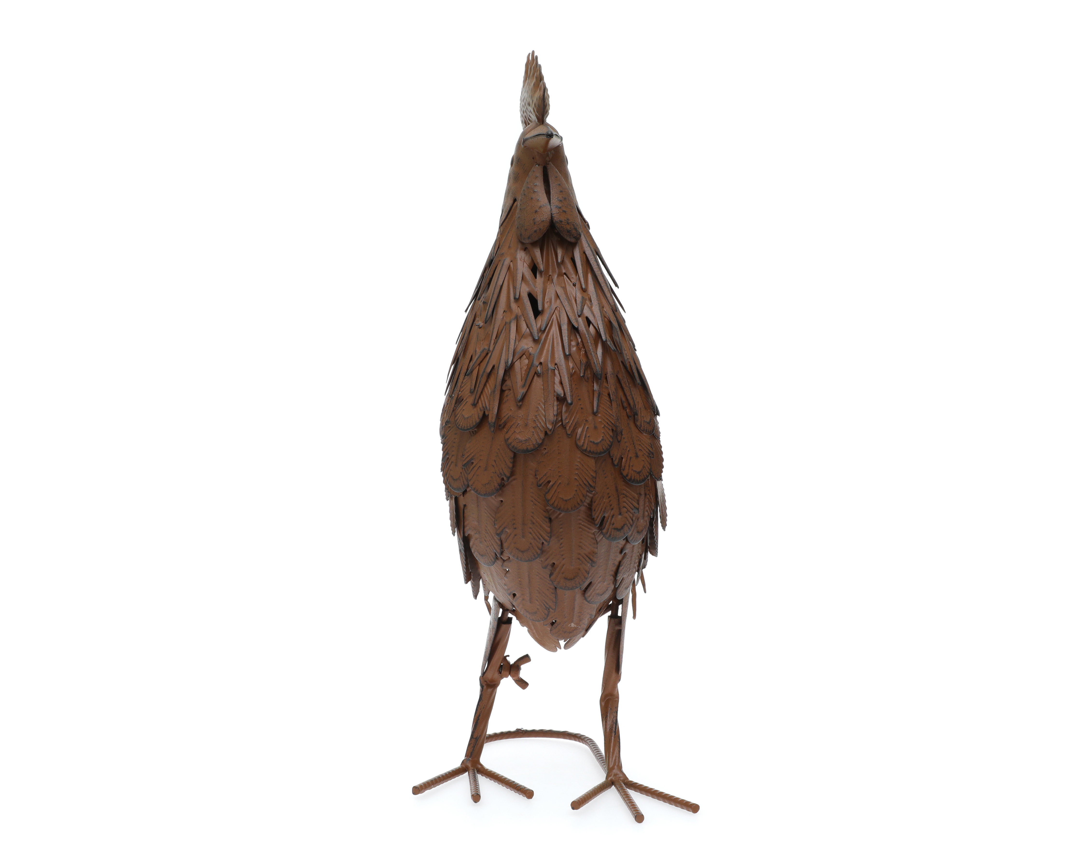 Foto 3 | Foto 3 | Escultura de Gallo Plucky de Metal