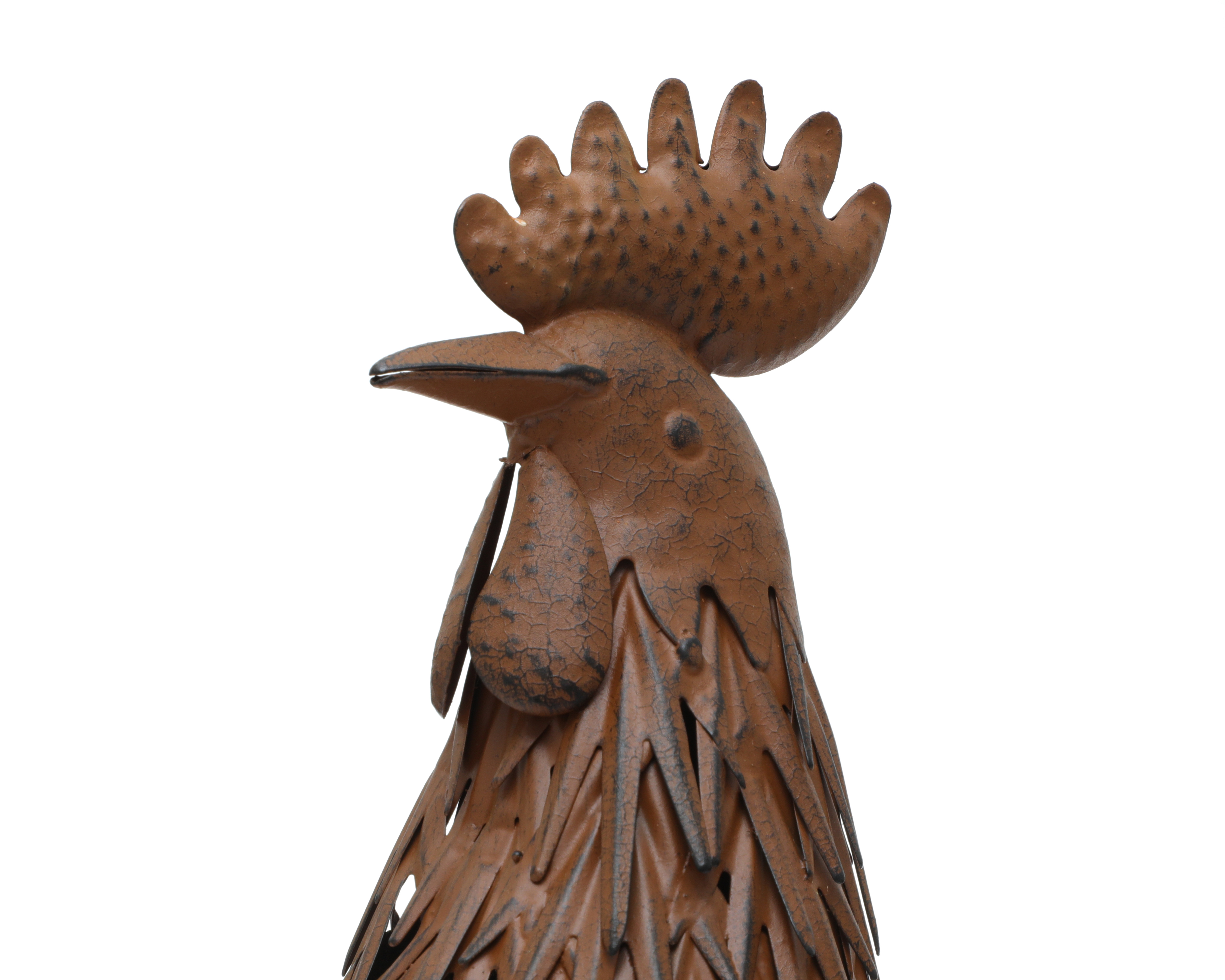 Foto 4 | Foto 4 | Escultura de Gallo Plucky de Metal