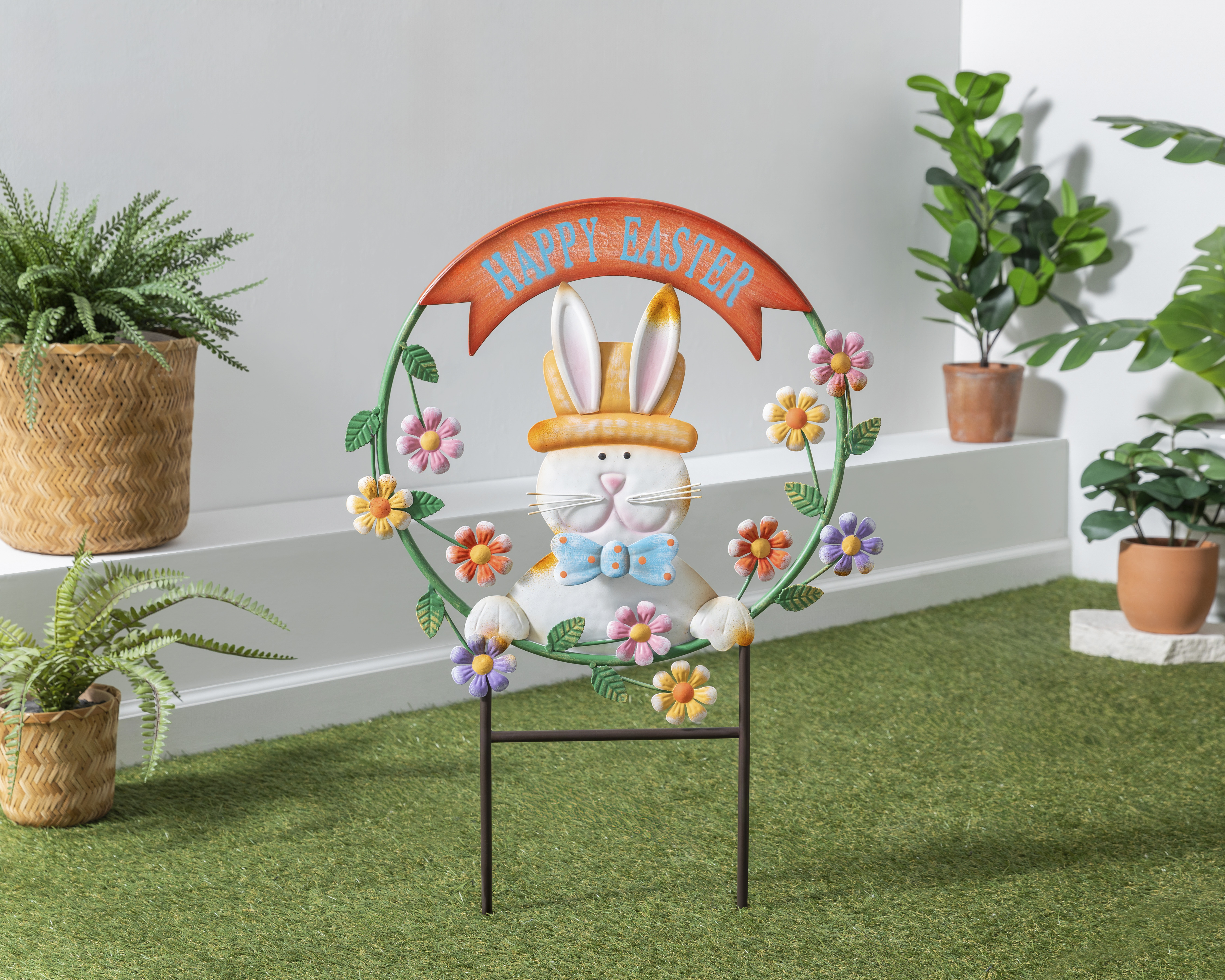 Foto 4 | Foto 4 | Estaca Decorativa Mr Bunny de Metal