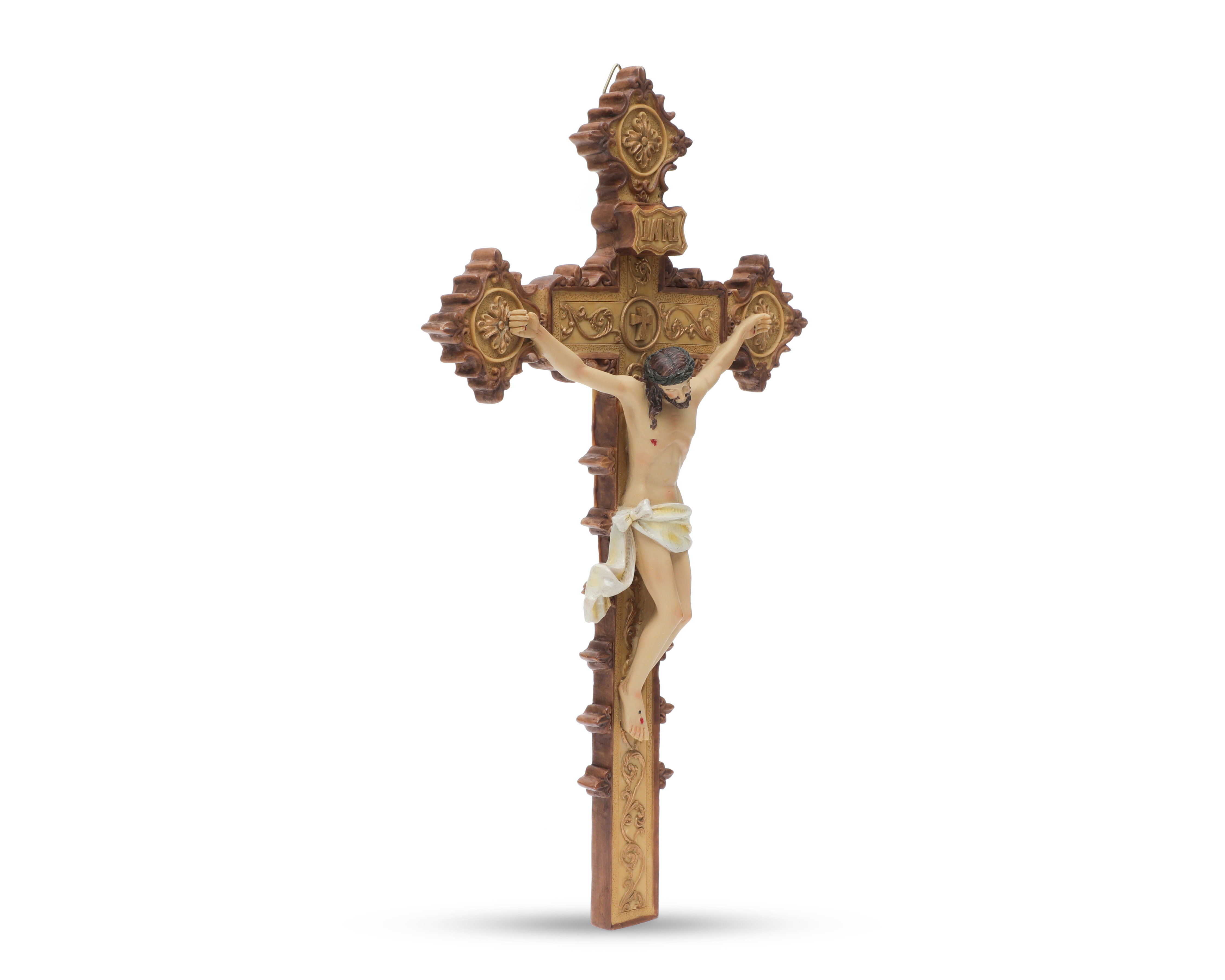 Foto 2 pulgar | Foto 1 | Crucifijo de Poliresina Jesús