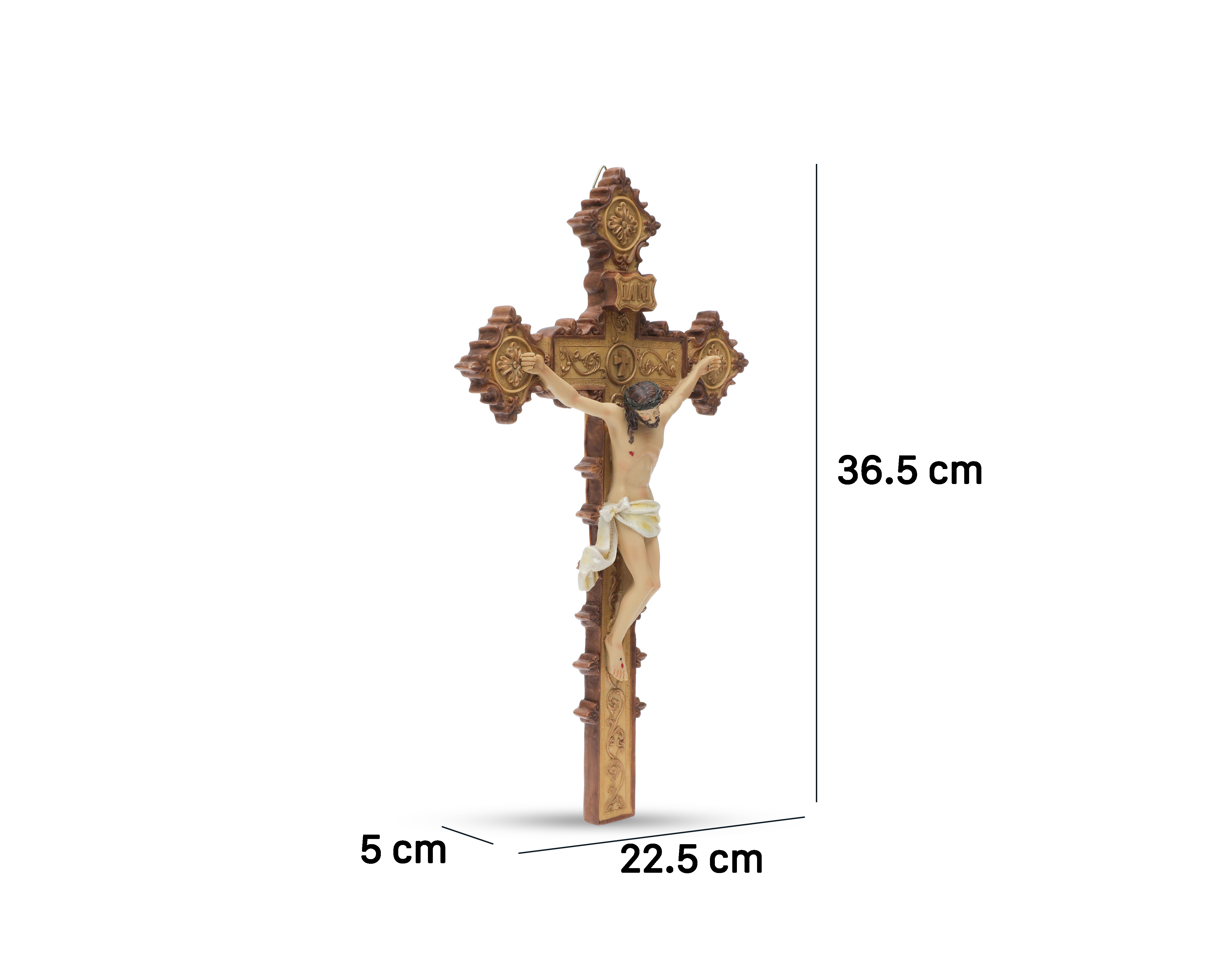 Foto 6 pulgar | Foto 5 | Crucifijo de Poliresina Jesús