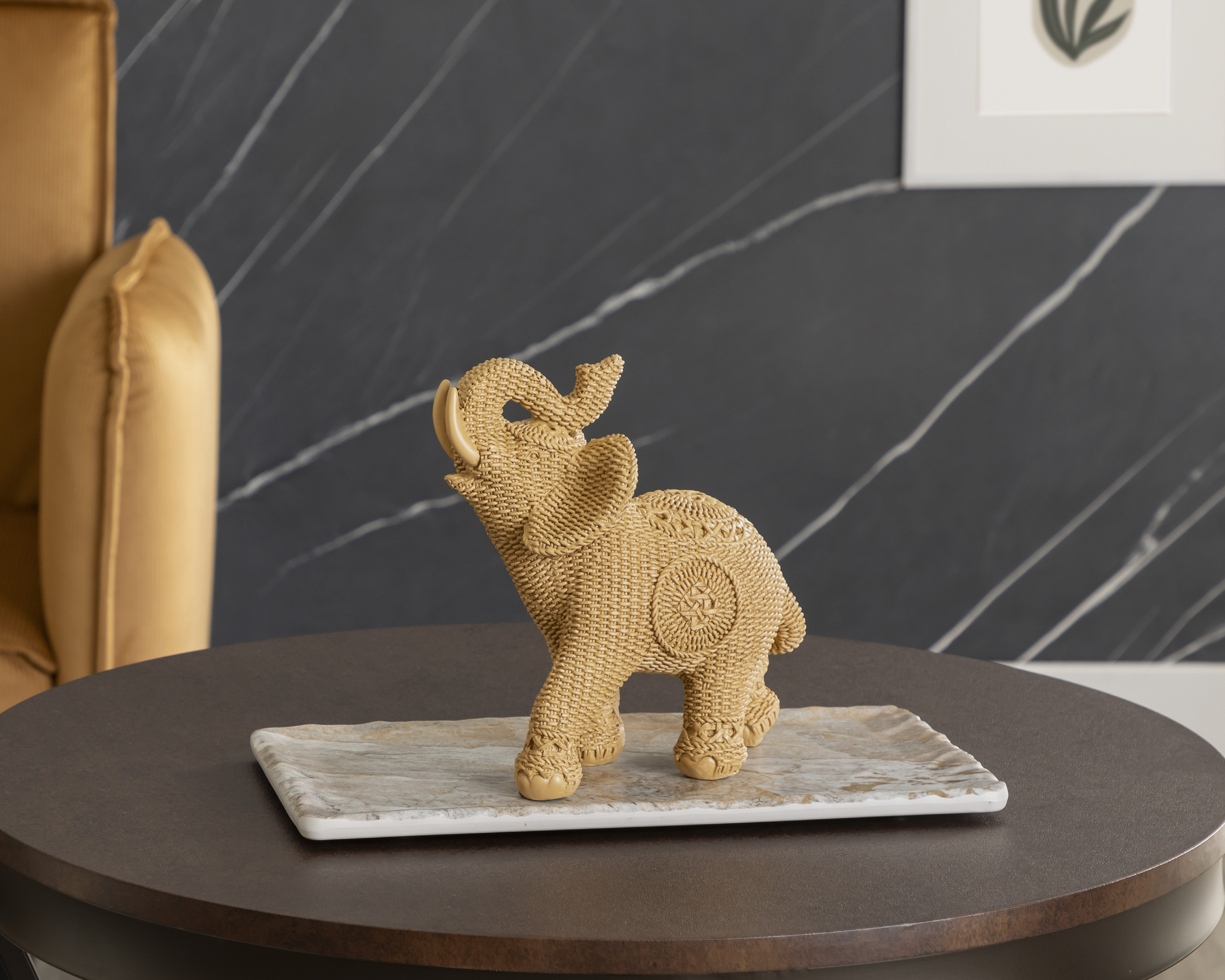 Foto 6 pulgar | Foto 5 | Escultura de Elefante Efran de Poliresina