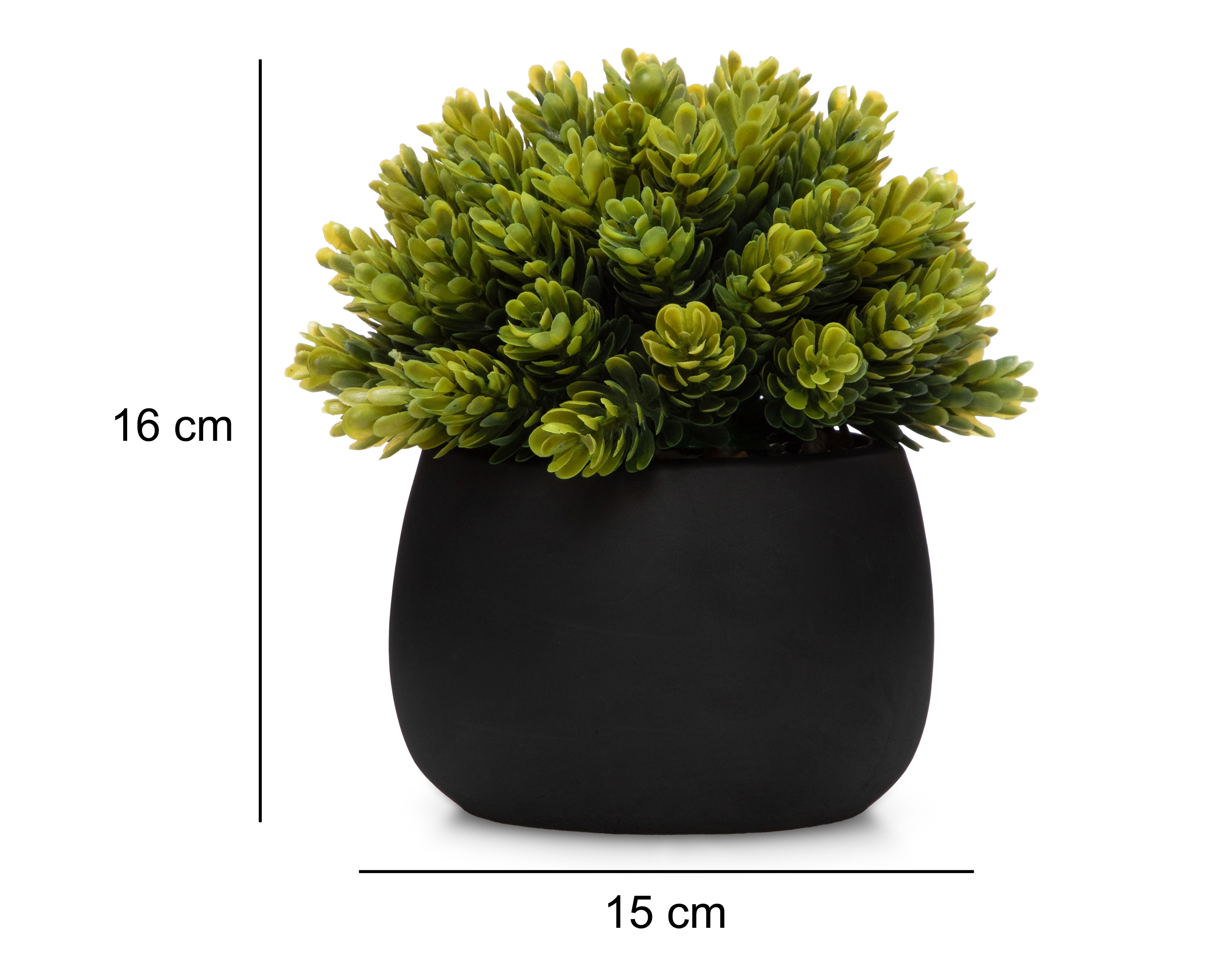 Foto 6 pulgar | Foto 5 | Planta Artificial con Maceta Starhaus 16 cm