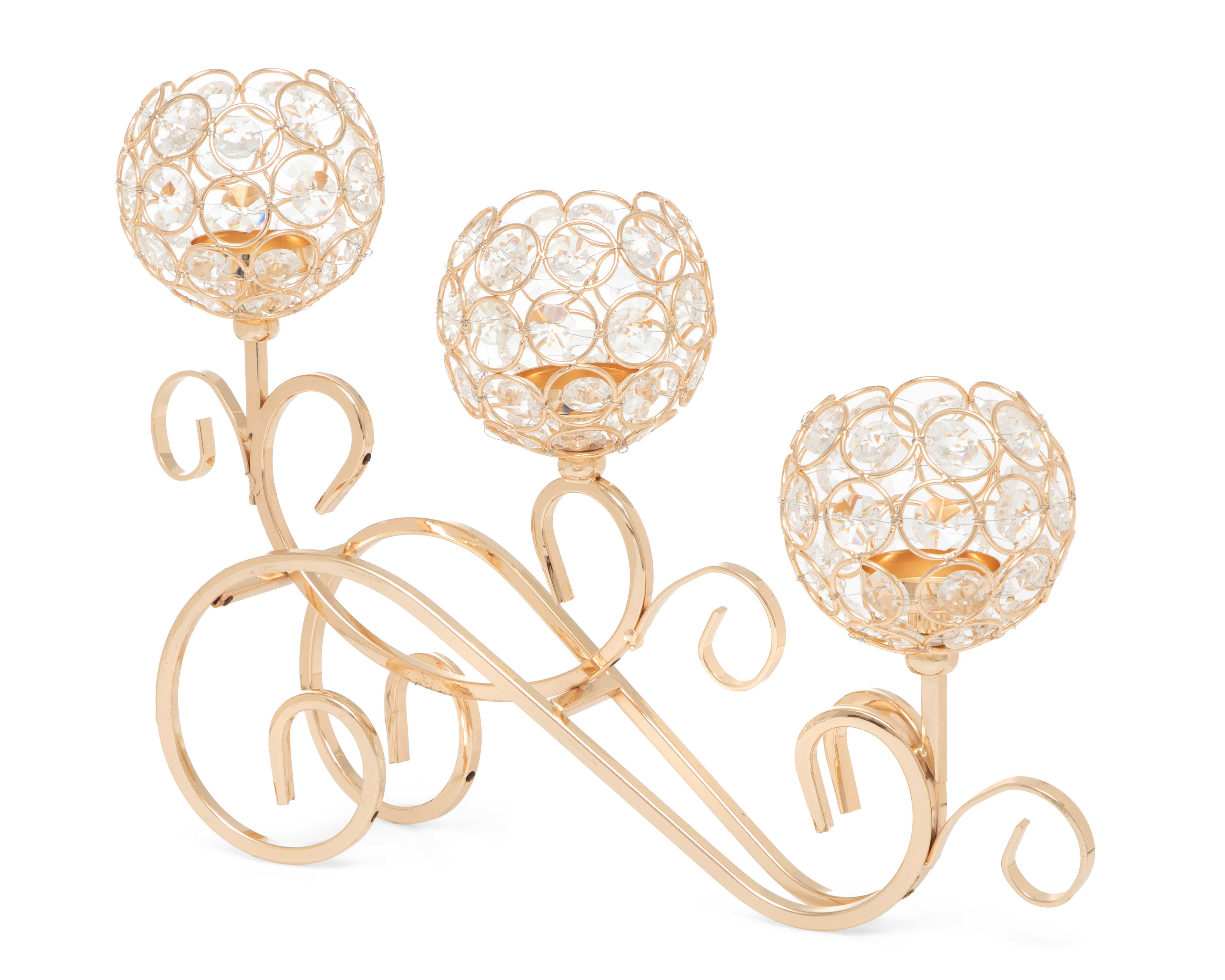 Foto 3 pulgar | Foto 2 | Candelabro Triadas de Cristal