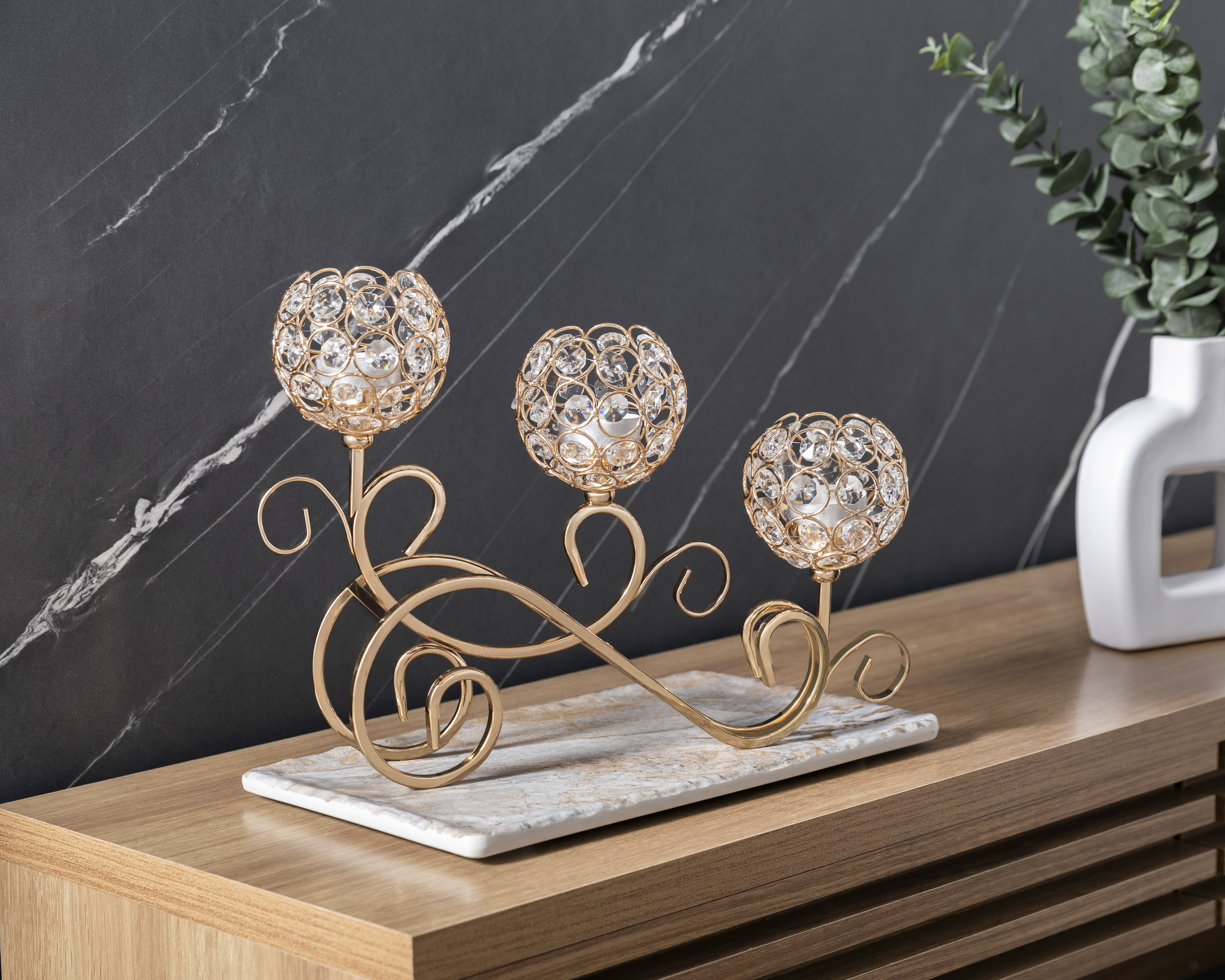 Foto 5 | Foto 5 | Candelabro Triadas de Cristal