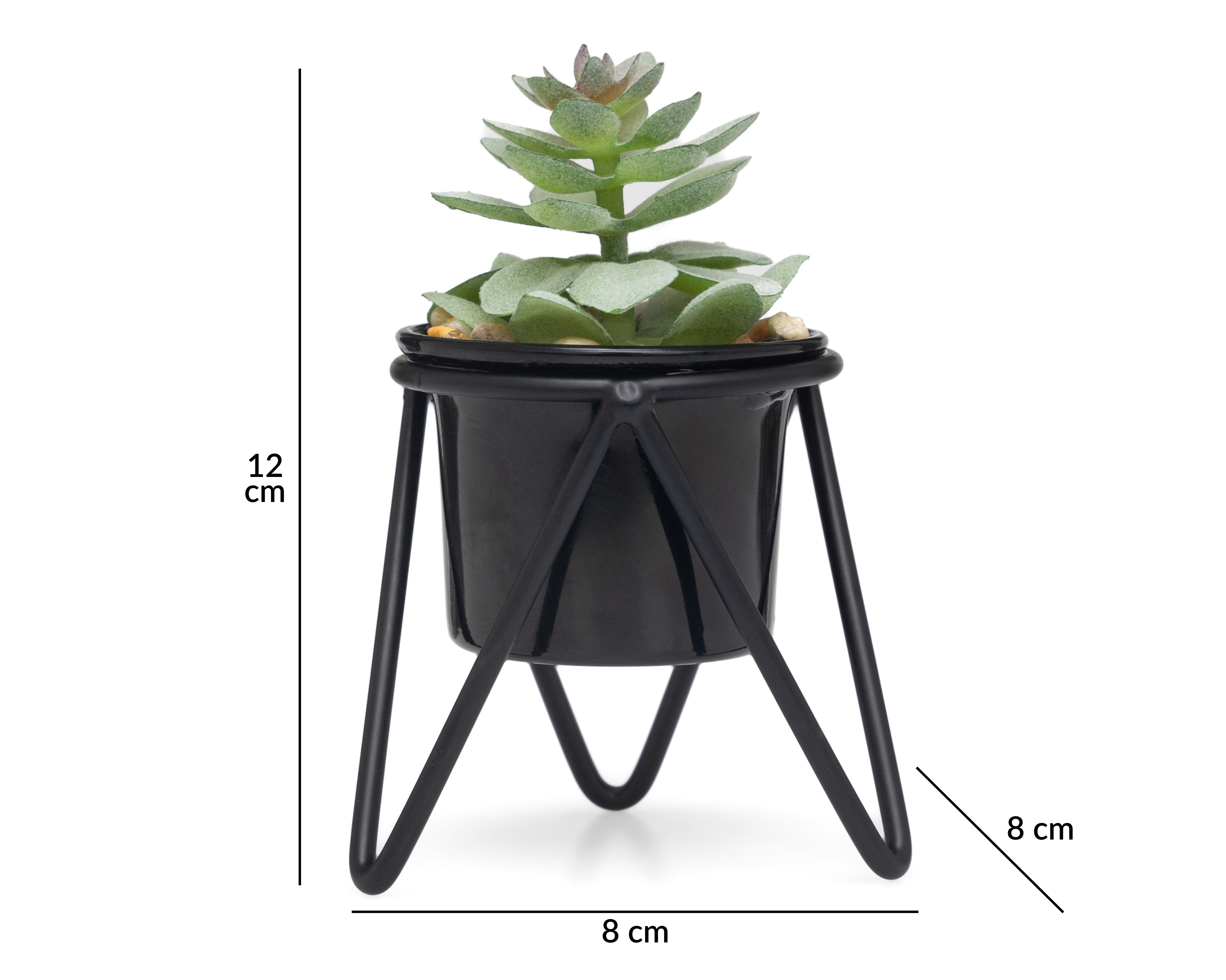 Foto 6 pulgar | Foto 5 | Suculenta Artificial con Maceta Starhaus 12 cm