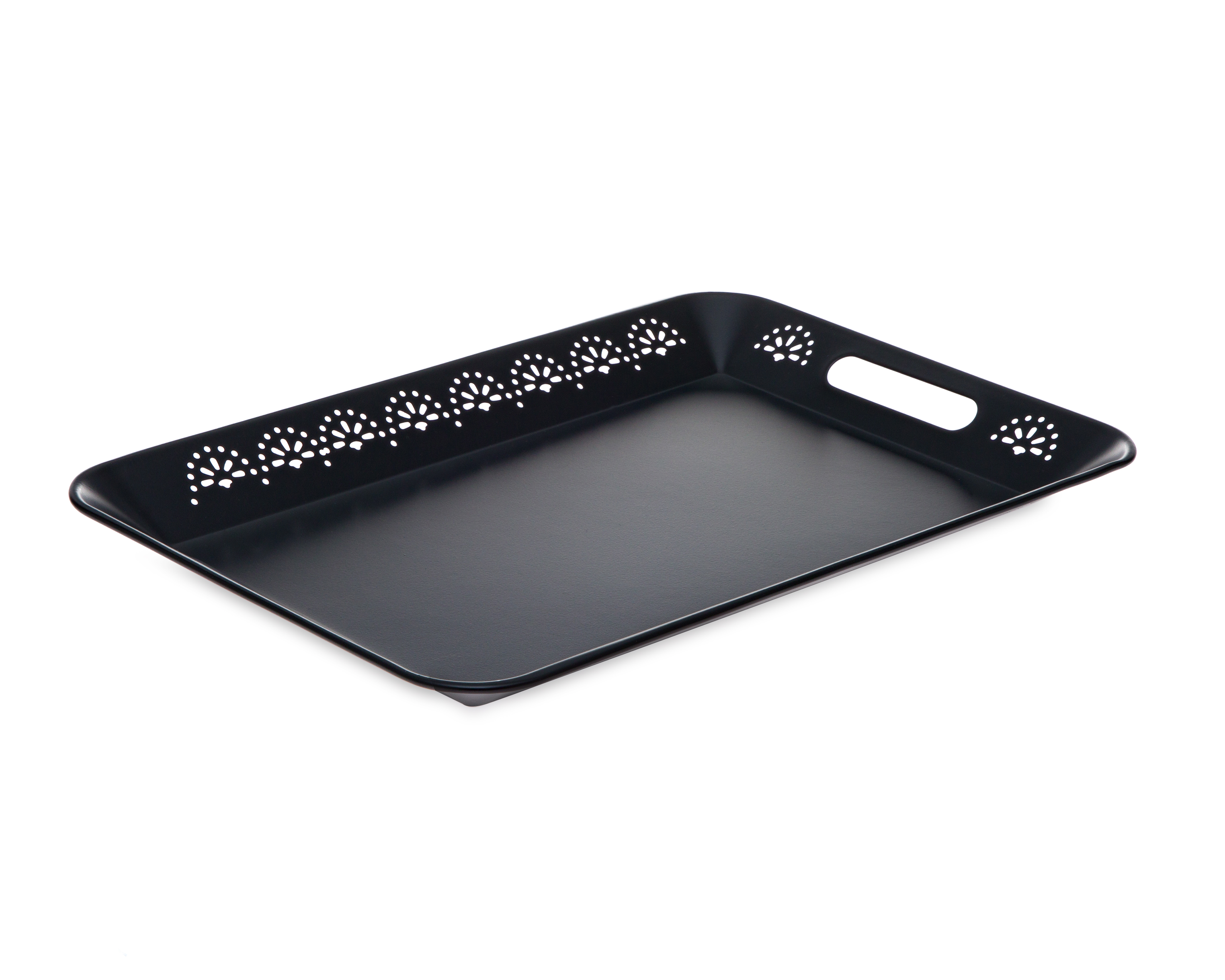 Charola Rectangular Balam de Metal