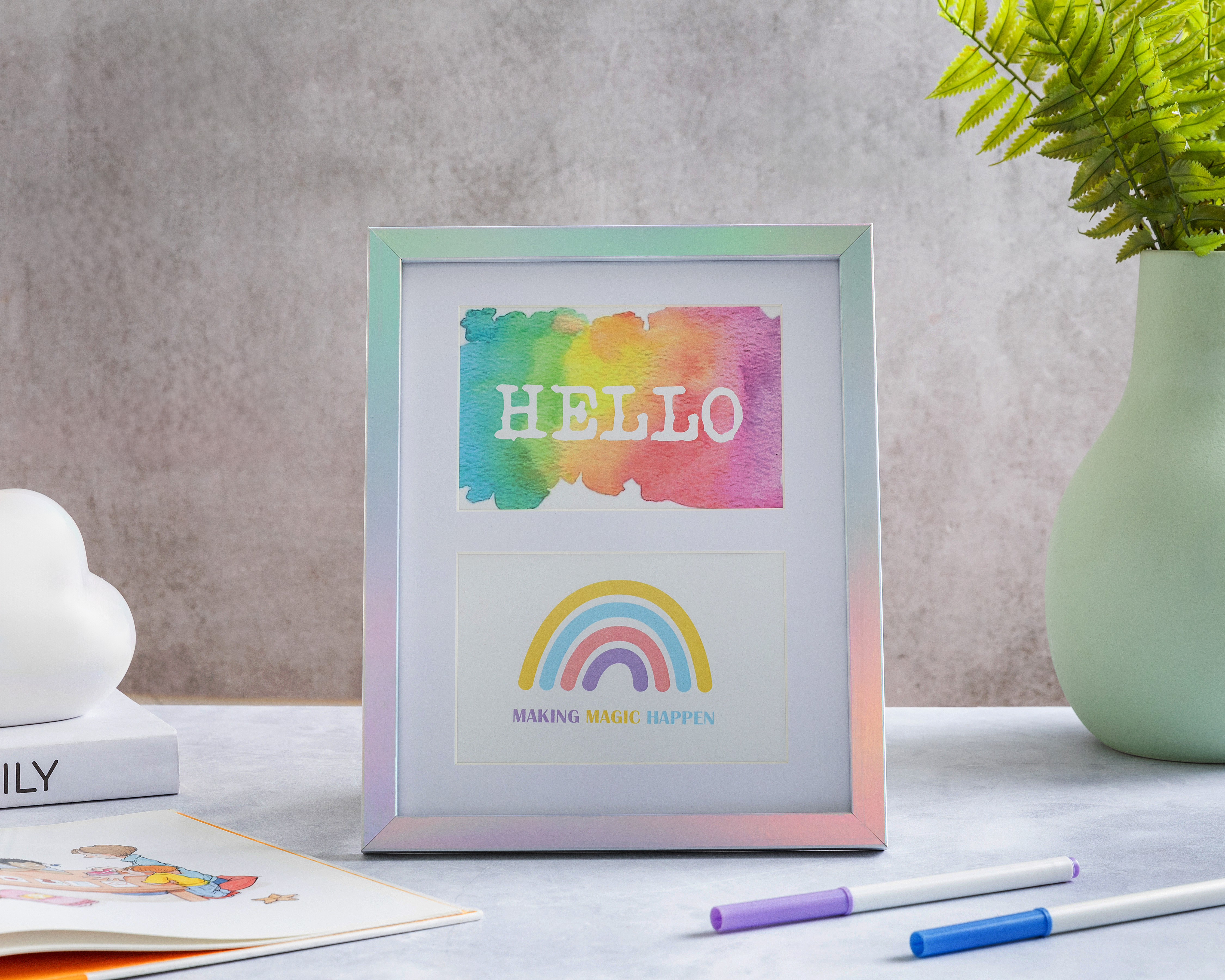 Foto 5 pulgar | Foto 4 | Portarretrato de Madera Industrializada Starhaus 4 x 6 Pulgadas