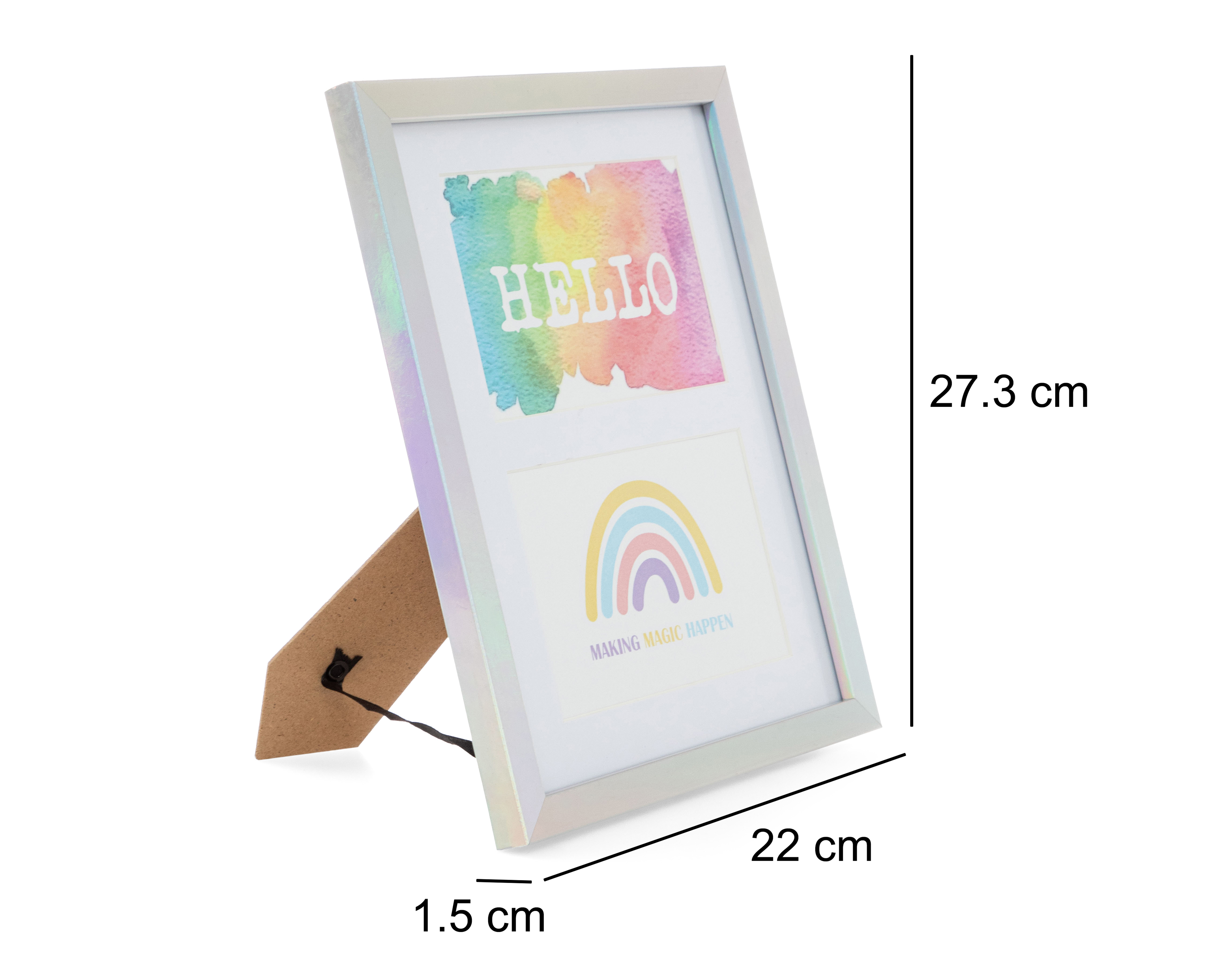 Foto 5 | Foto 5 | Portarretrato de Madera Industrializada Starhaus 4 x 6 Pulgadas