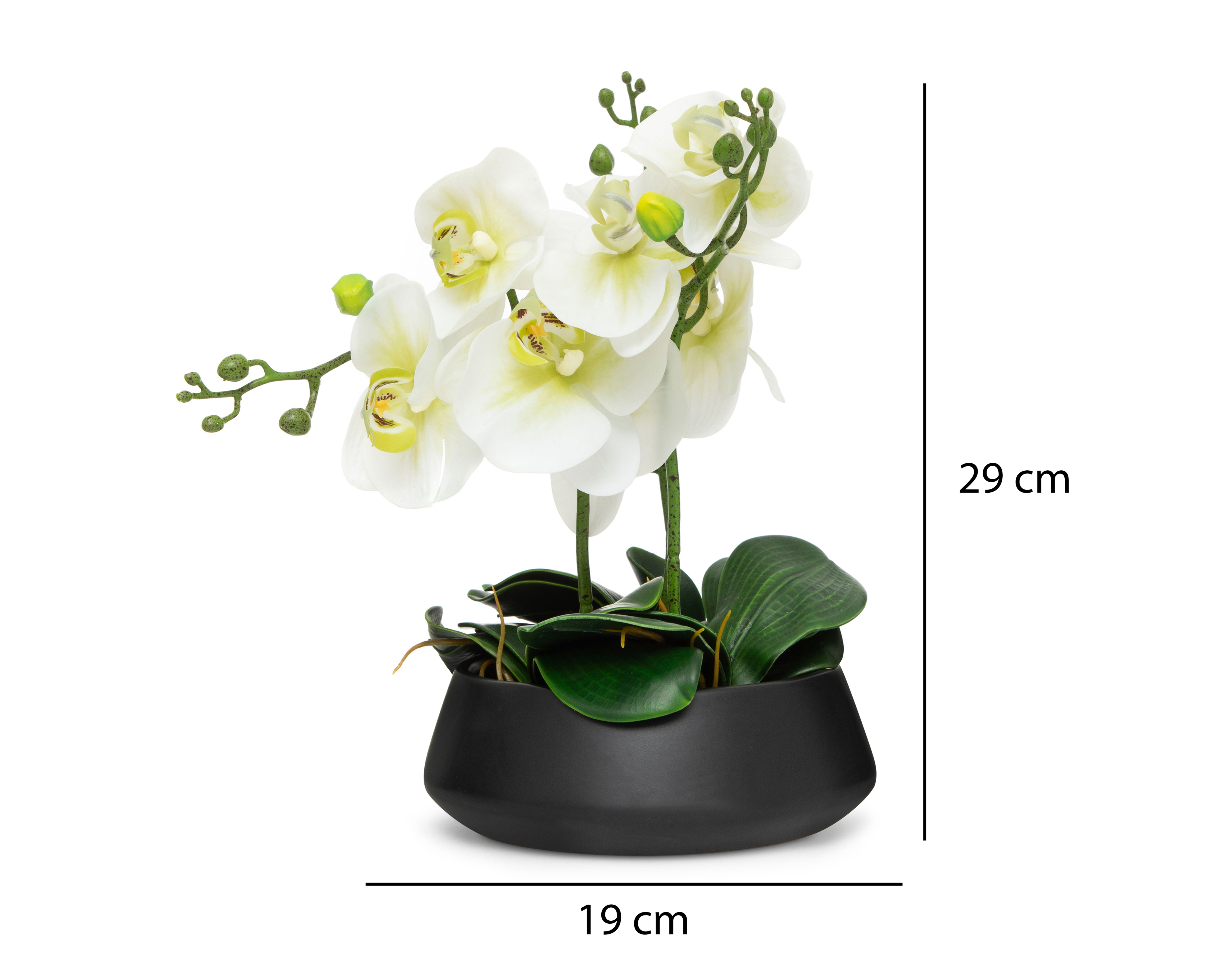 Foto 6 pulgar | Foto 5 | Orquídea Artificial con Maceta Starhaus 29 cm