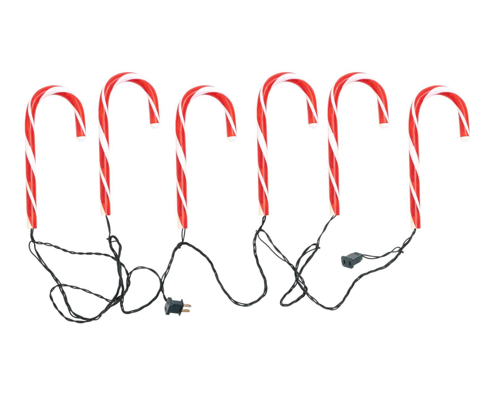 Luces Navideñas Bastones 6 Luces