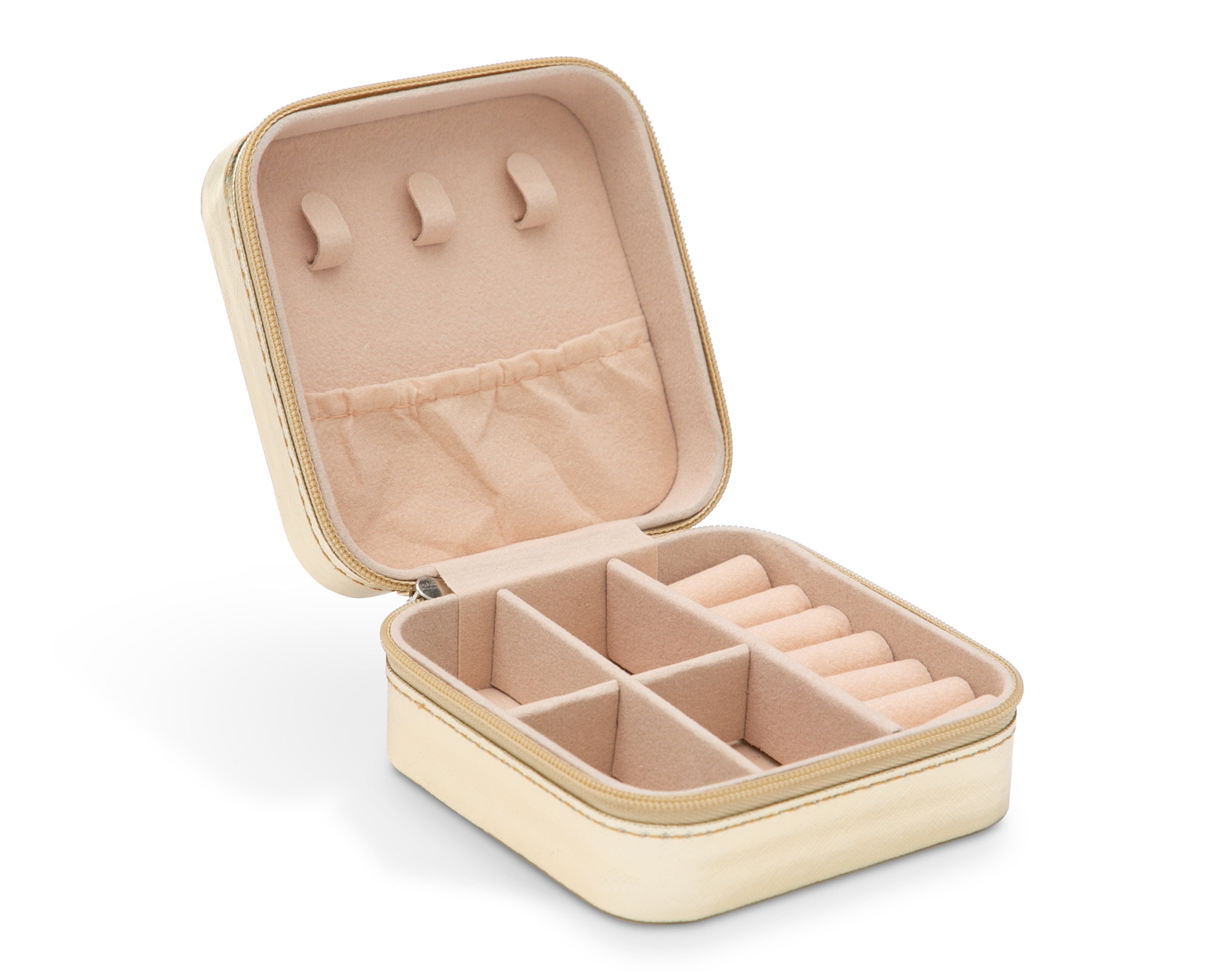 Foto 4 pulgar | Foto 3 | Joyero de Piel Starhaus Dorado