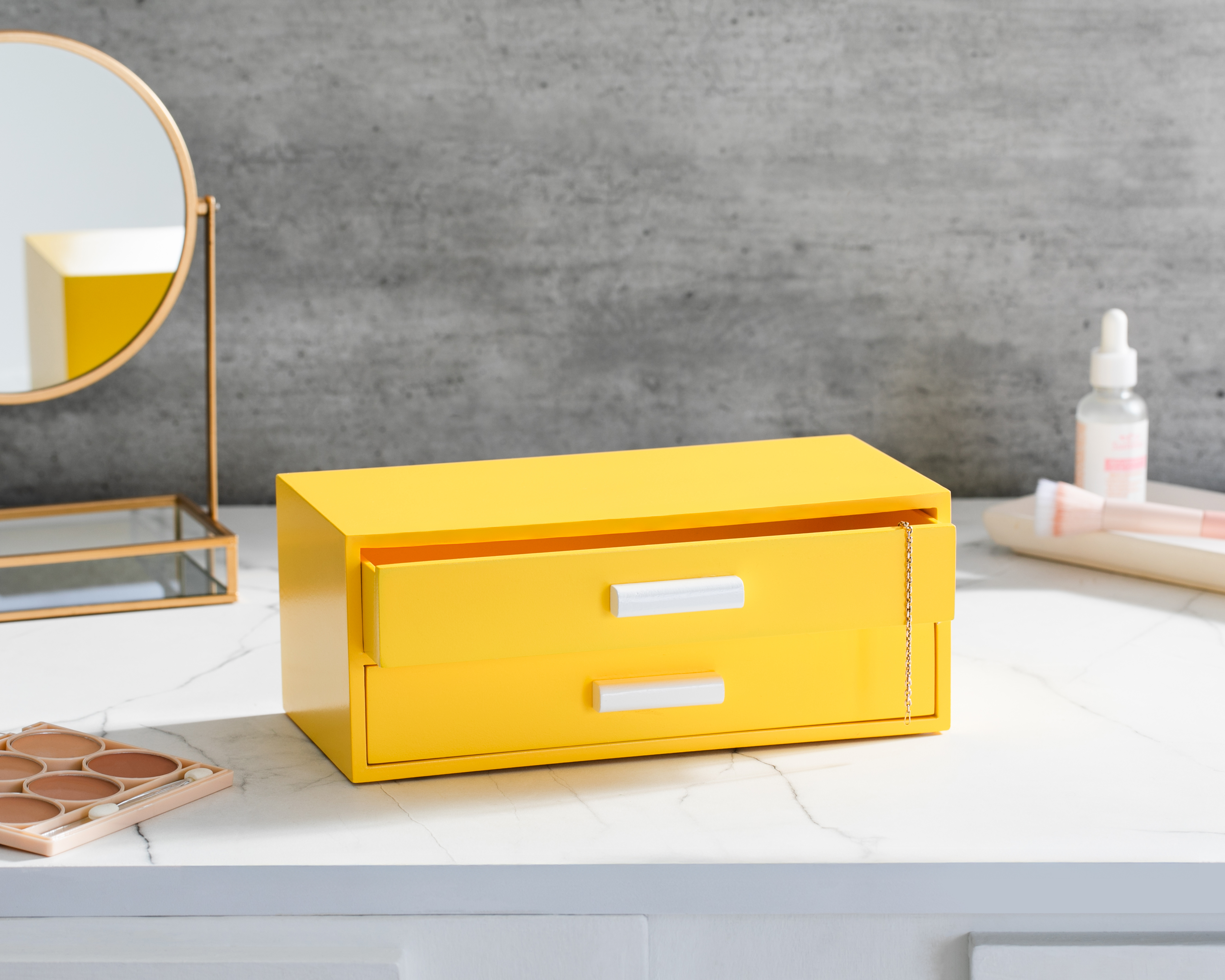 Foto 5 pulgar | Foto 4 | Joyero de Madera Starhaus Amarillo