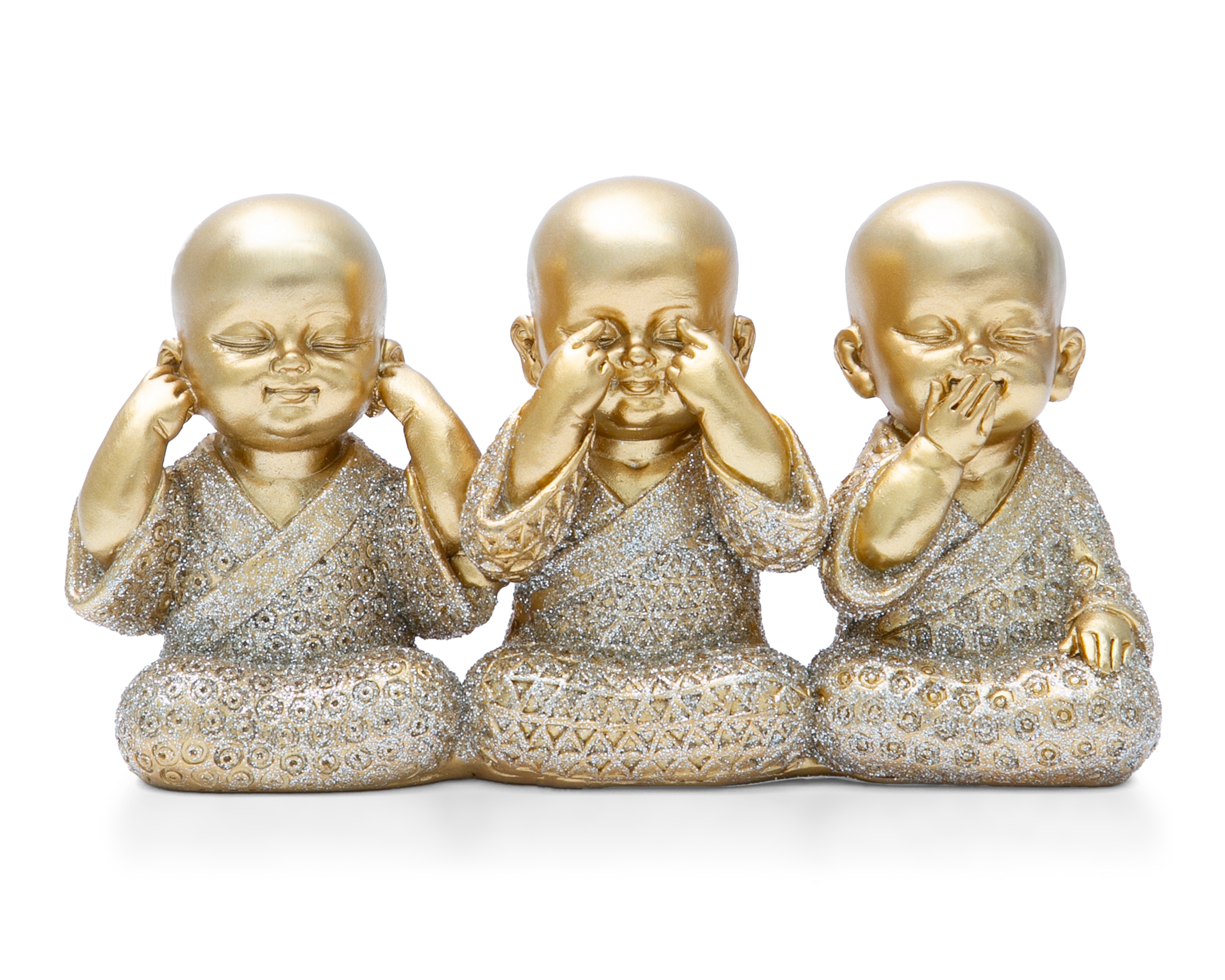 Escultura de Budas Ramaah de Poliresina