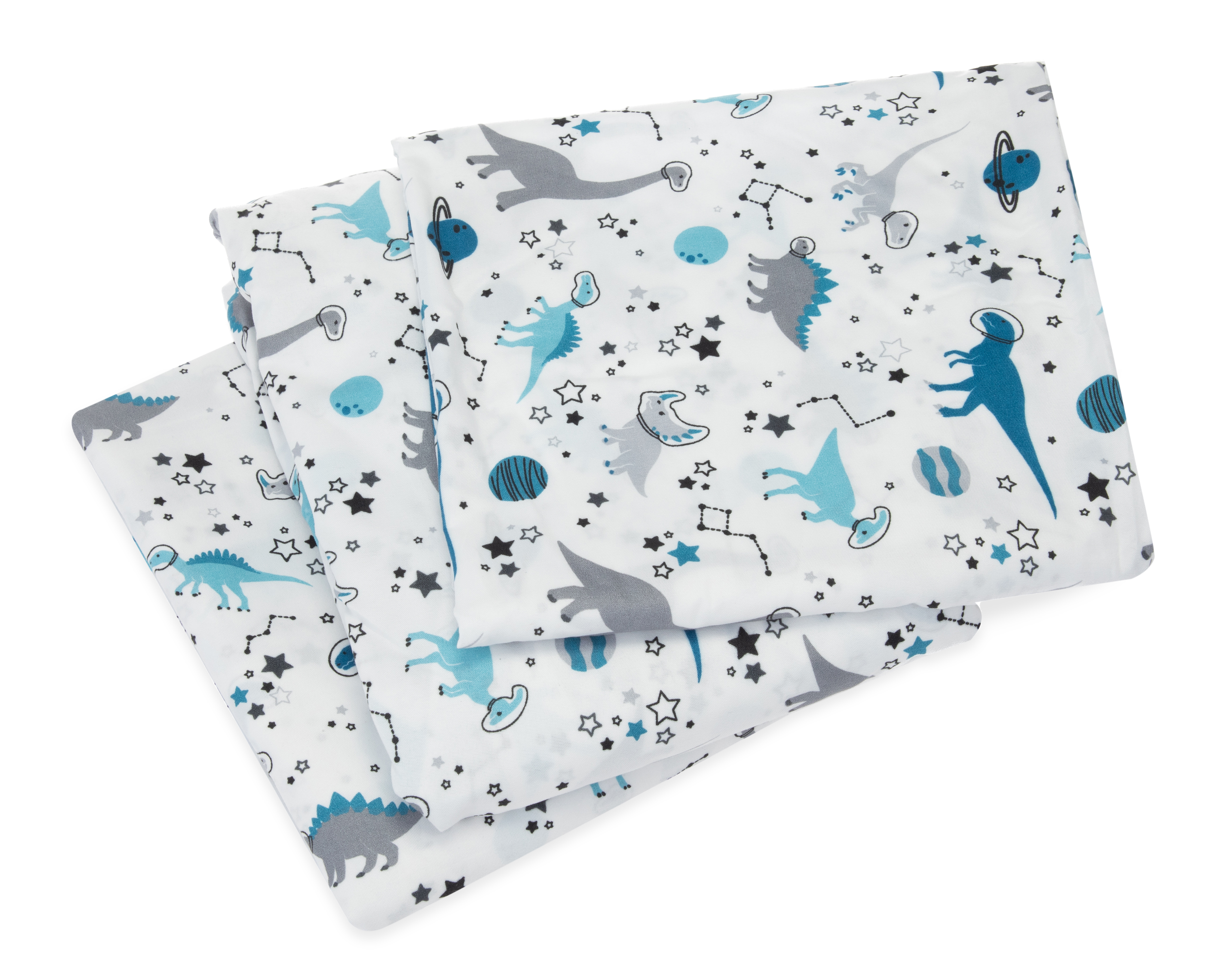 Foto 2 | Foto 2 | Sábana Individual con Fundas para Almohada Starhaus Dino 3 Piezas