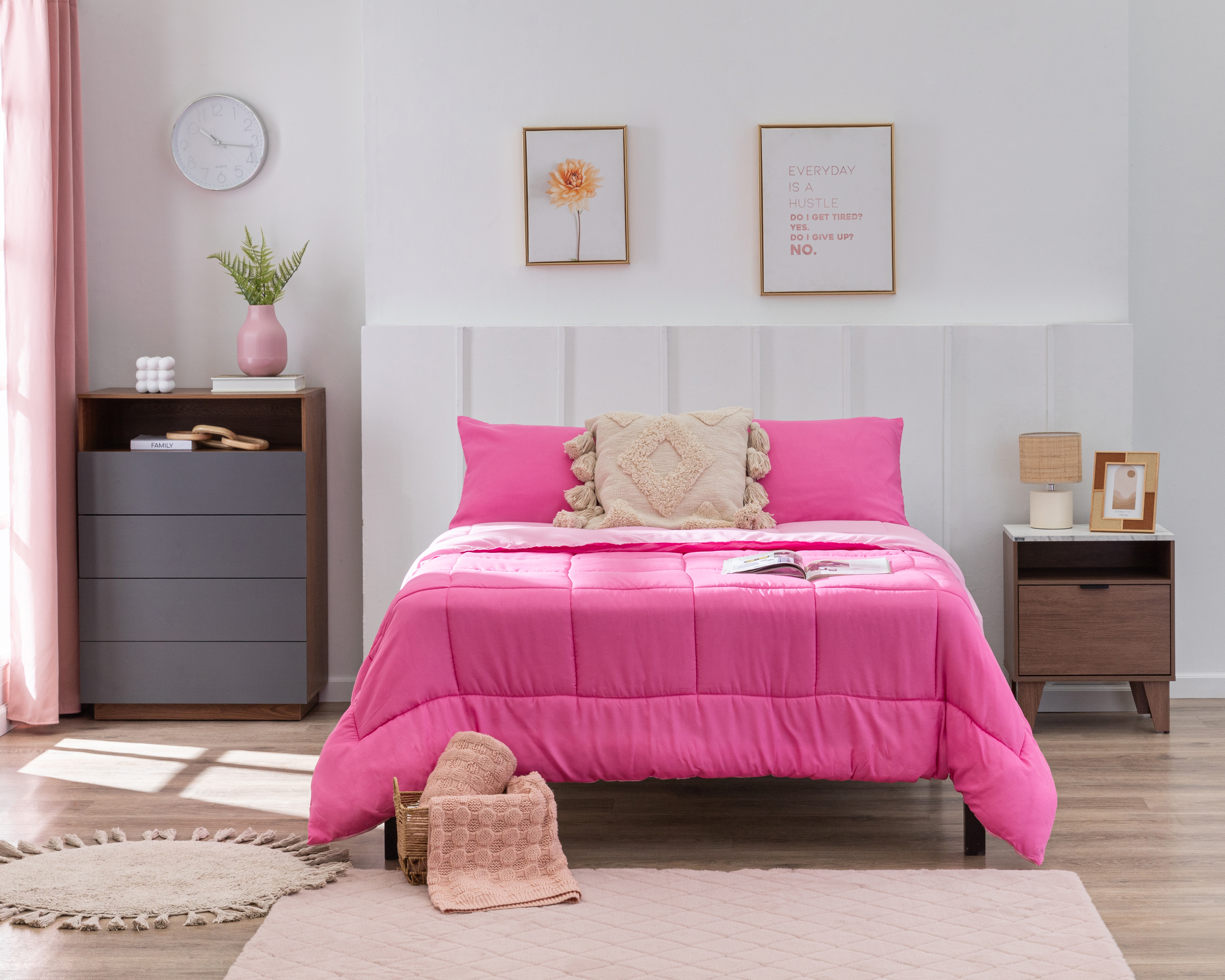 Edredón Matrimonial Starhaus Farida Rosa