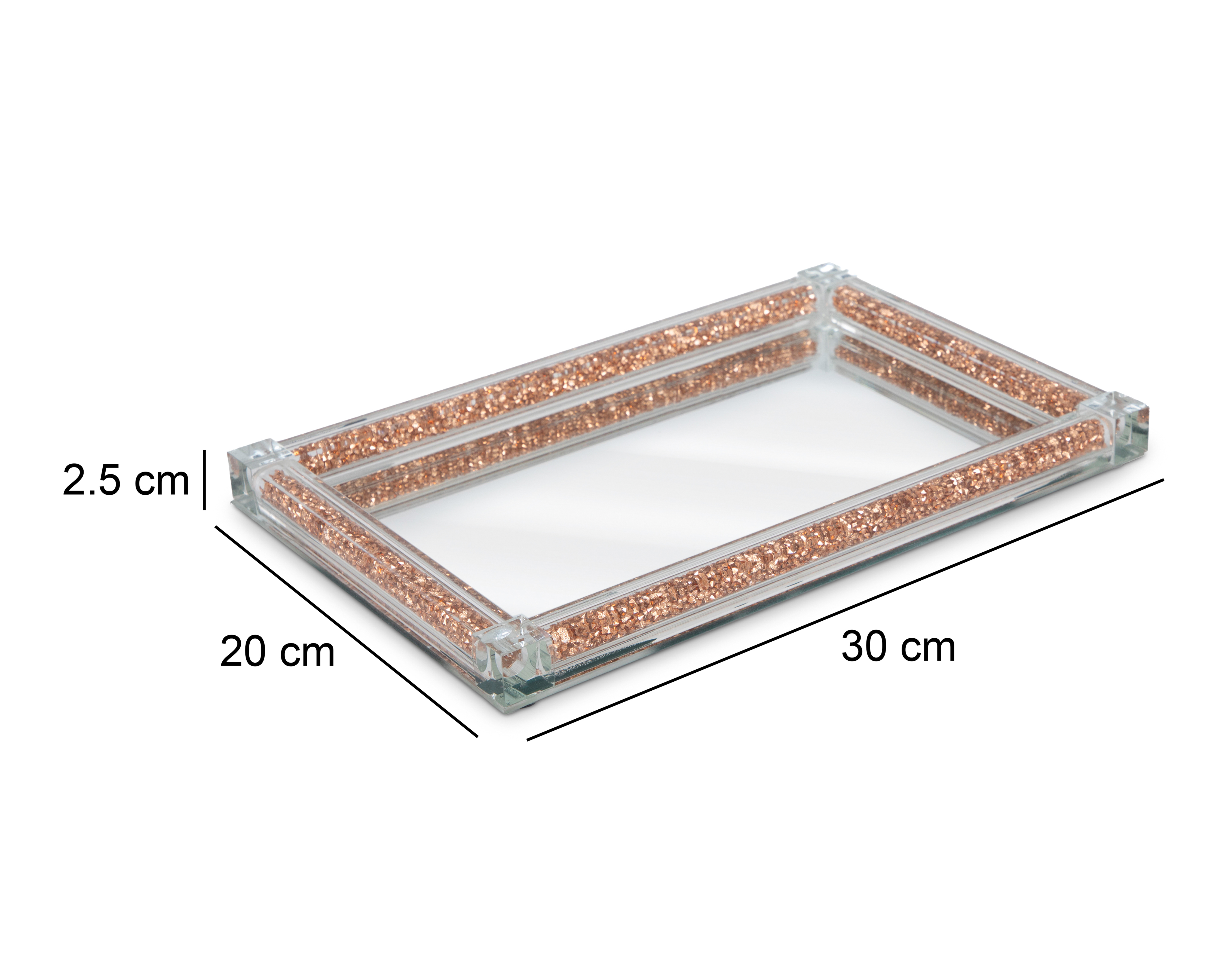 Foto 5 | Foto 5 | Charola Rectangular Arabella de Acrílico