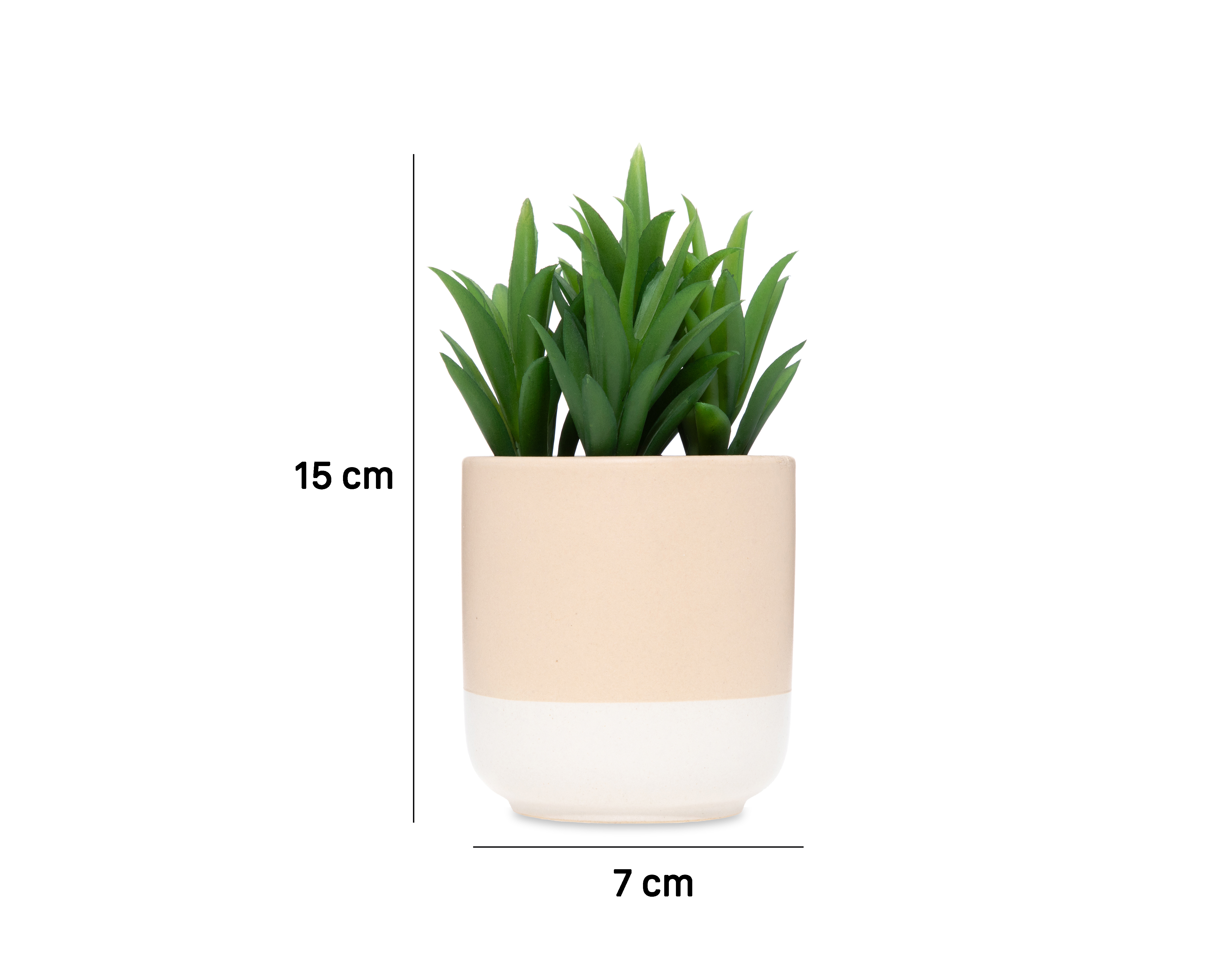 Foto 5 | Foto 5 | Suculenta Artificial con Maceta Starhaus 15 cm