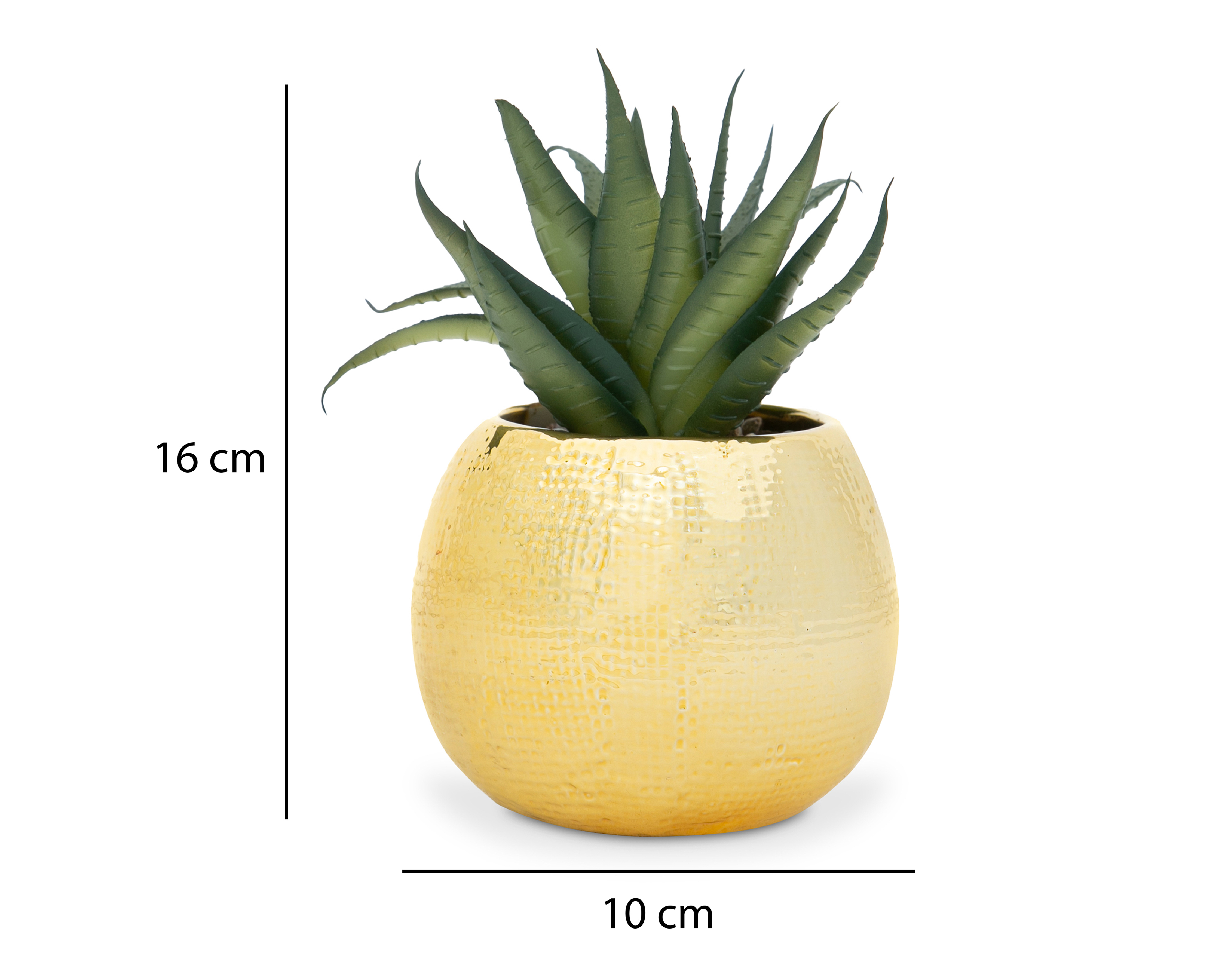 Foto 5 | Foto 5 | Suculenta Artificial con Maceta Starhaus 16 cm